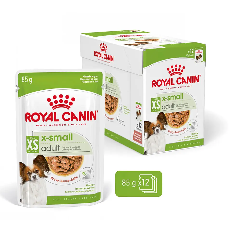 ROYAL CANIN X-Small Adult hrana umeda caini (in sos), bax, 85g x 12buc