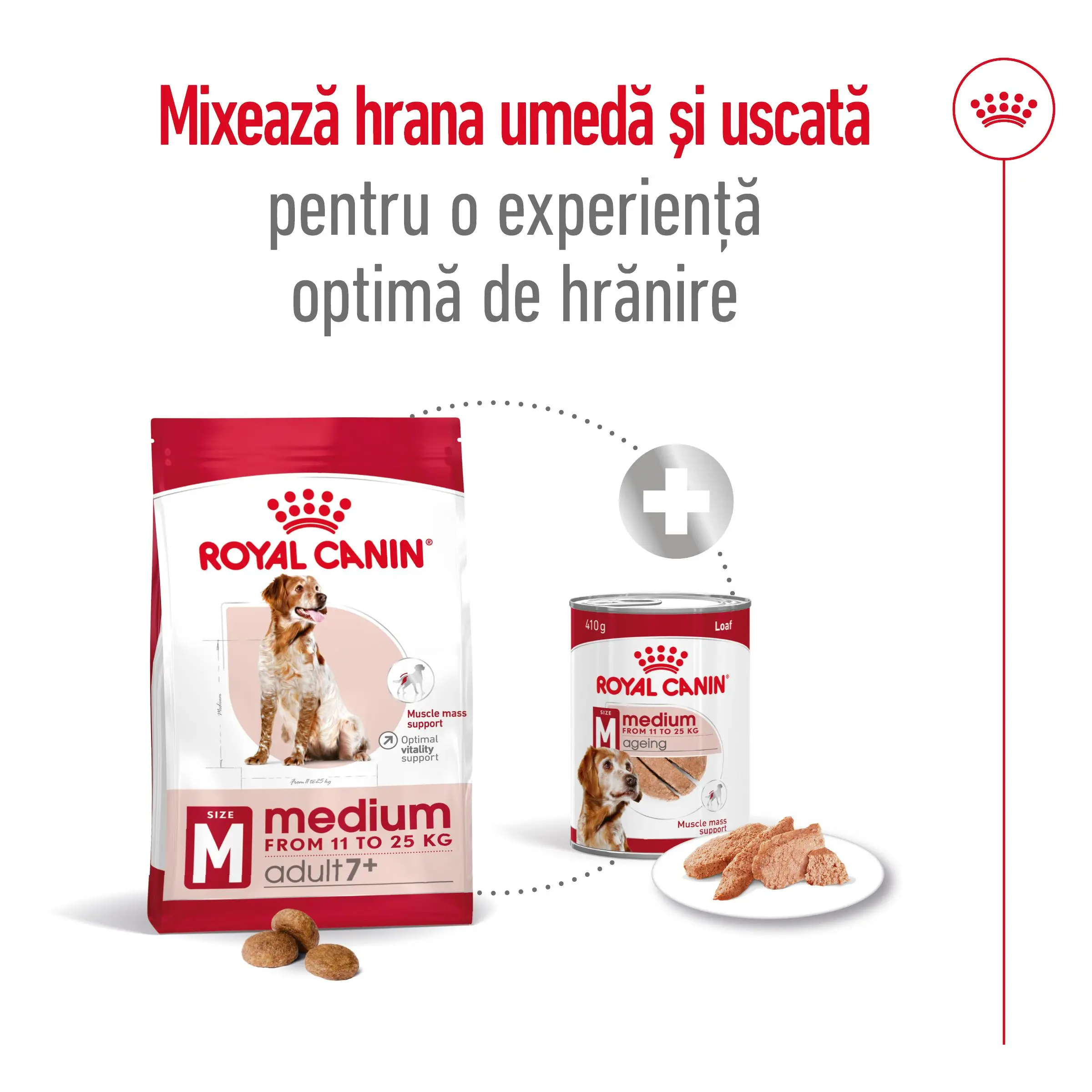 ROYAL CANIN Medium Adult 7+, hrana uscata caini senior, 15kg - Image 10