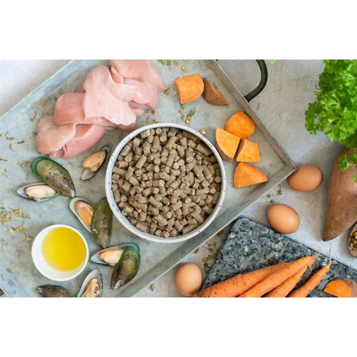 TRIBAL Fresh Pressed, XS-XL, Curcan, hrana uscata fara cereale caini, presata la rece, 12kg - Image 3