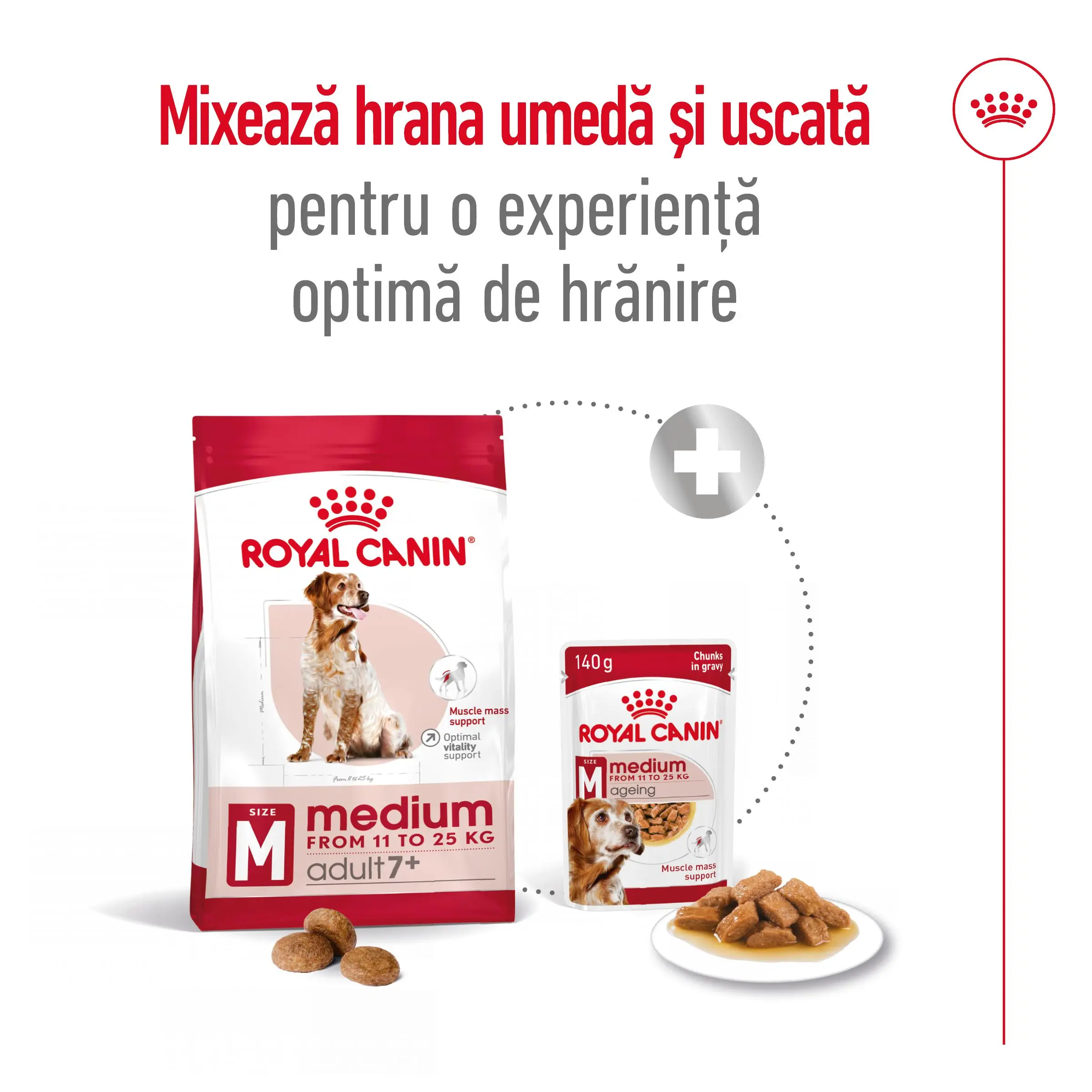 ROYAL CANIN Medium Adult 7+, hrana uscata caini senior, 4kg - Image 9