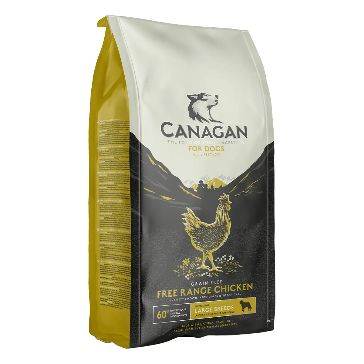 CANAGAN Large Breed, L-XL, Pui, hrana uscata fara cereale caini junior & adult, 2kg
