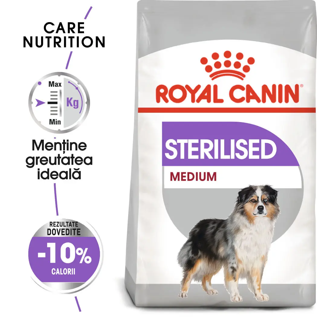 ROYAL CANIN Medium Sterilised Adult, hrana uscata caini sterilizati, 3kg - Image 2