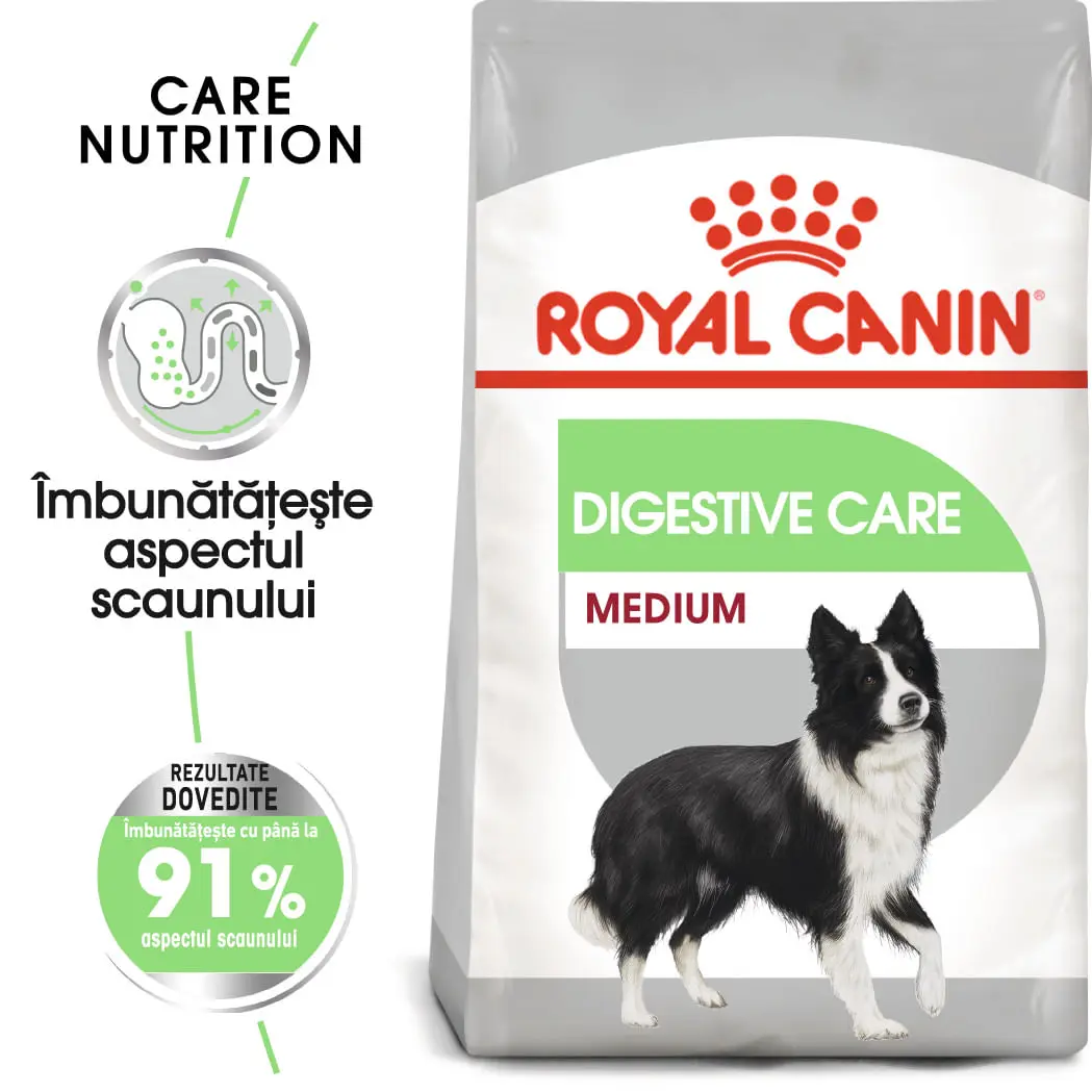 ROYAL CANIN Medium Digestive Care, hrana uscata caini, confort digestiv, 12kg - Image 2