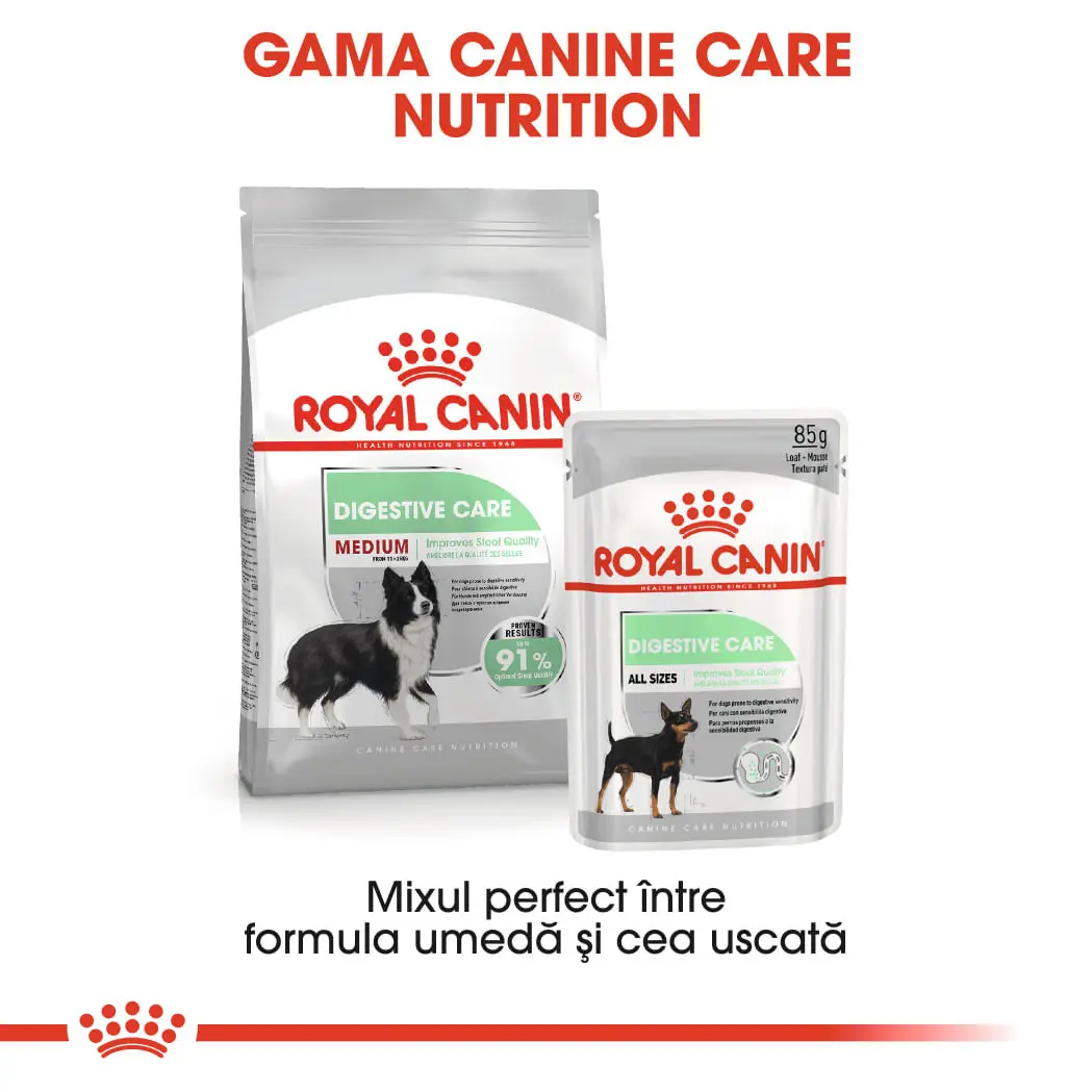 ROYAL CANIN Medium Digestive Care, hrana uscata caini, confort digestiv, 12kg - Image 9