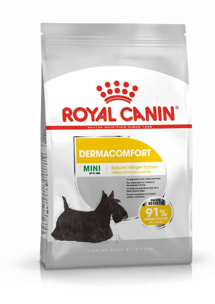 ROYAL CANIN Mini Dermacomfort, hrana uscata caini, prevenirea iritatiilor pielii, 8kg - Image 3