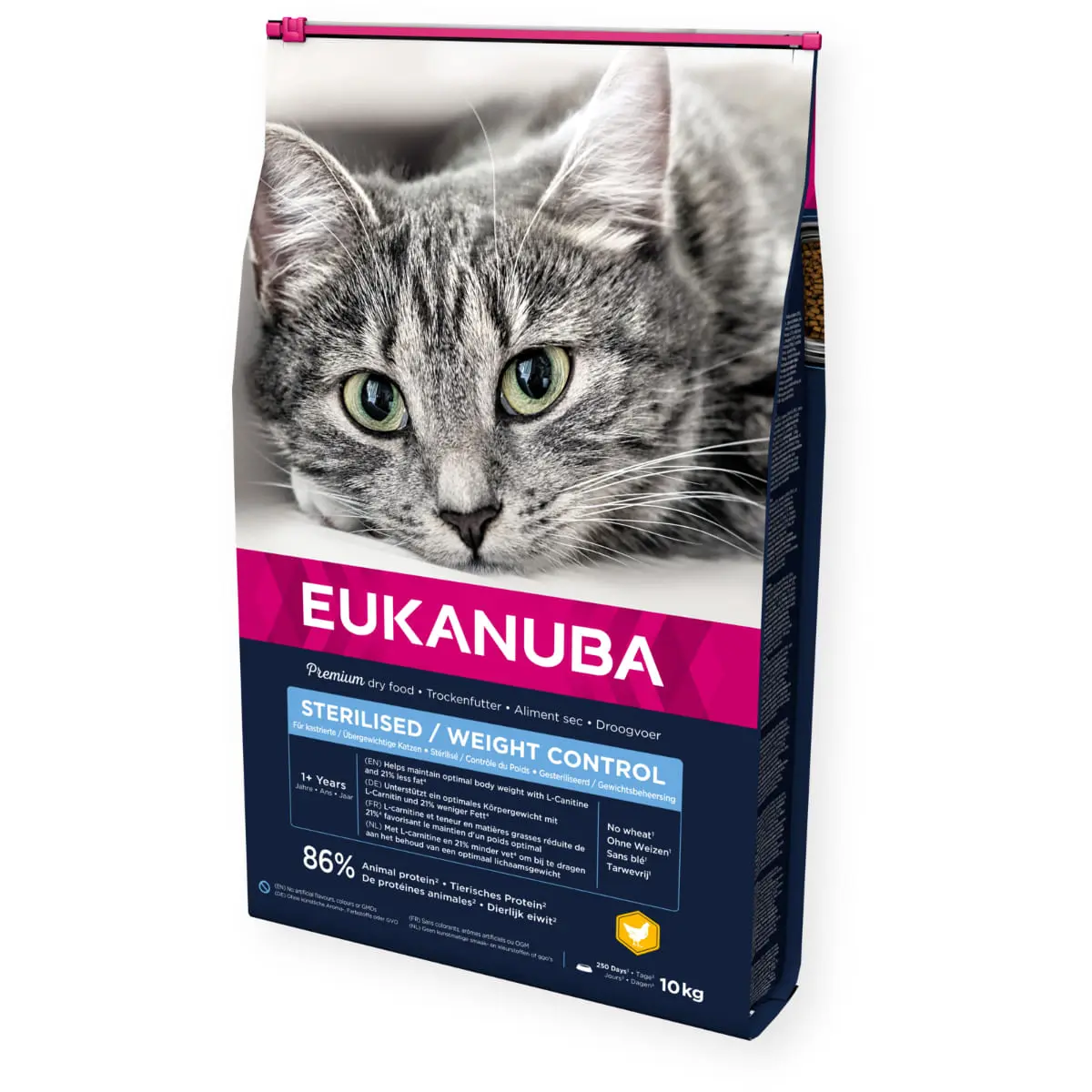 EUKANUBA Sterilised & Weight Control, Pui, hrana uscata pisici, obezitate, 10kg - Image 2