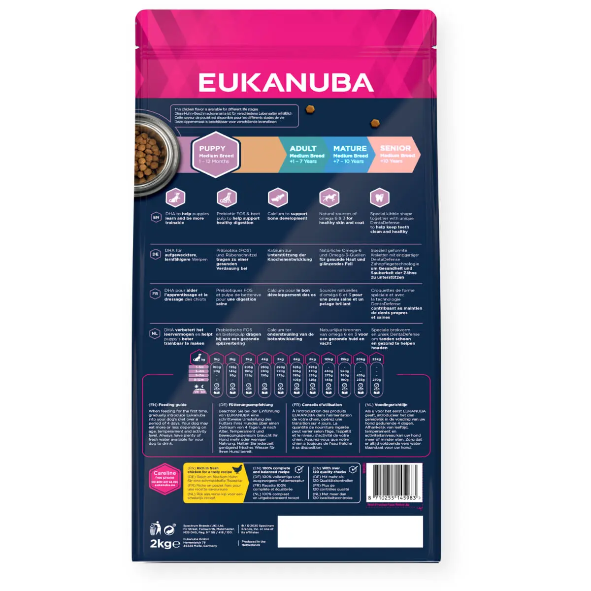 EUKANUBA Puppy Medium Breed, M, Pui, hrana uscata caini junior, 15kg - Image 3