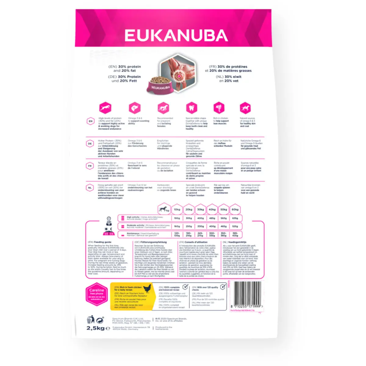 EUKANUBA Daily Care Working & Endurance, S-XL, Pui, hrana uscata caini, activitate intensa, 15kg - Image 3