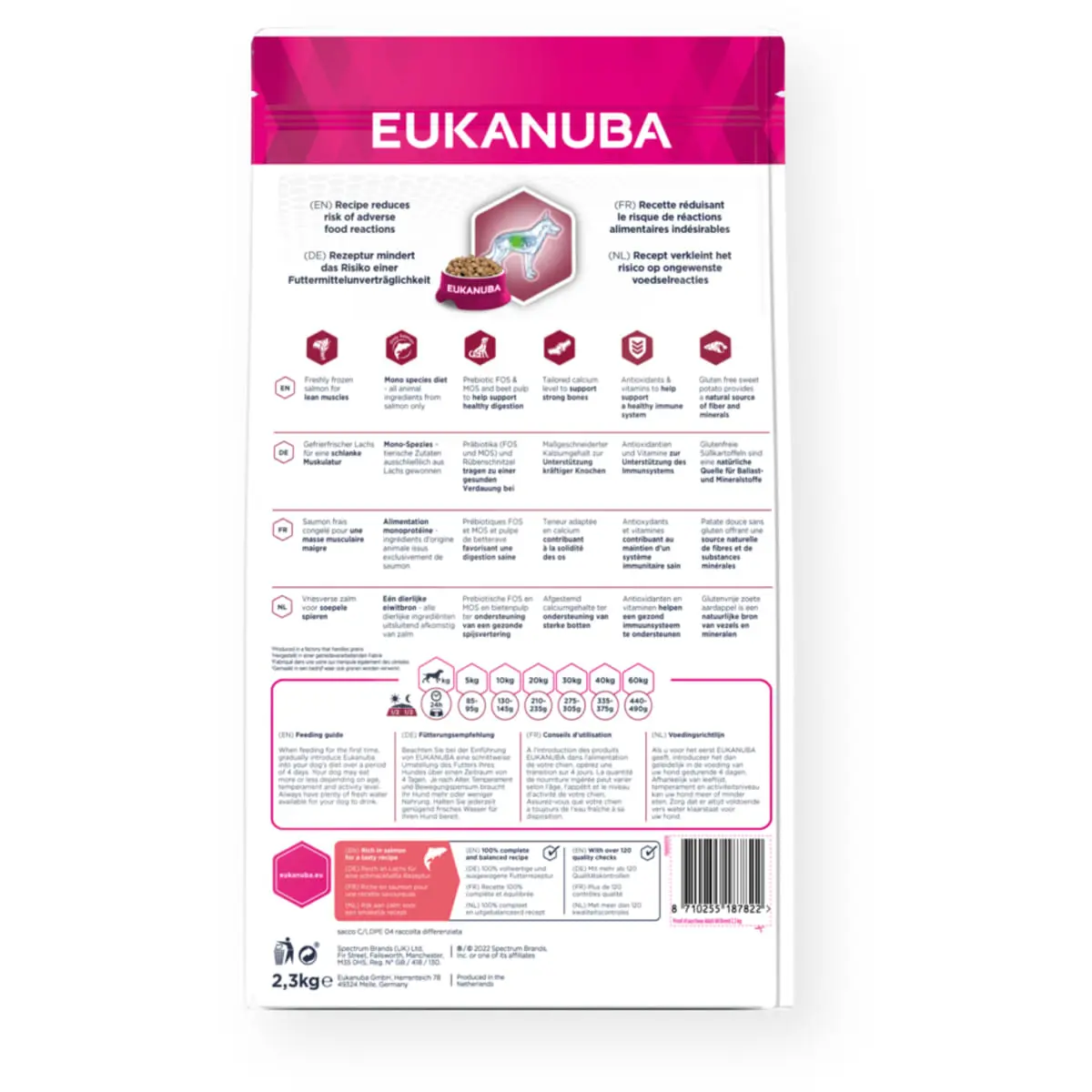 EUKANUBA Daily Care Mono - Protein, XS-XL, Somon, hrana uscata monoproteica fara cereale caini, 12kg - Image 3