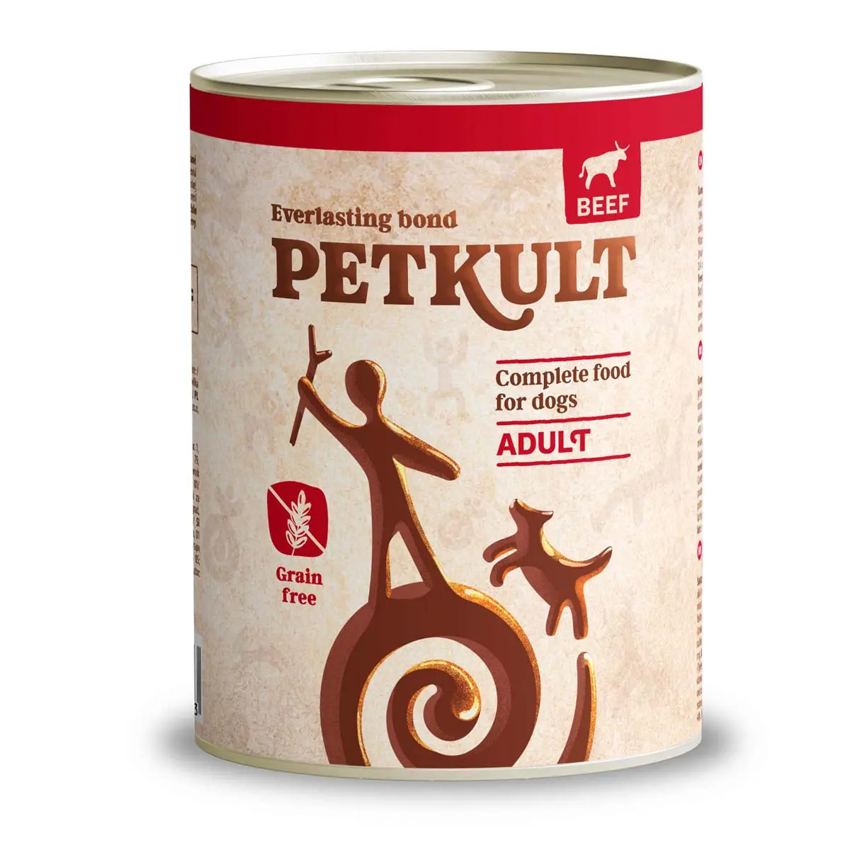 PETKULT Grain Free Adult, Vita, conserva hrana umeda fara cereale caini, 800g