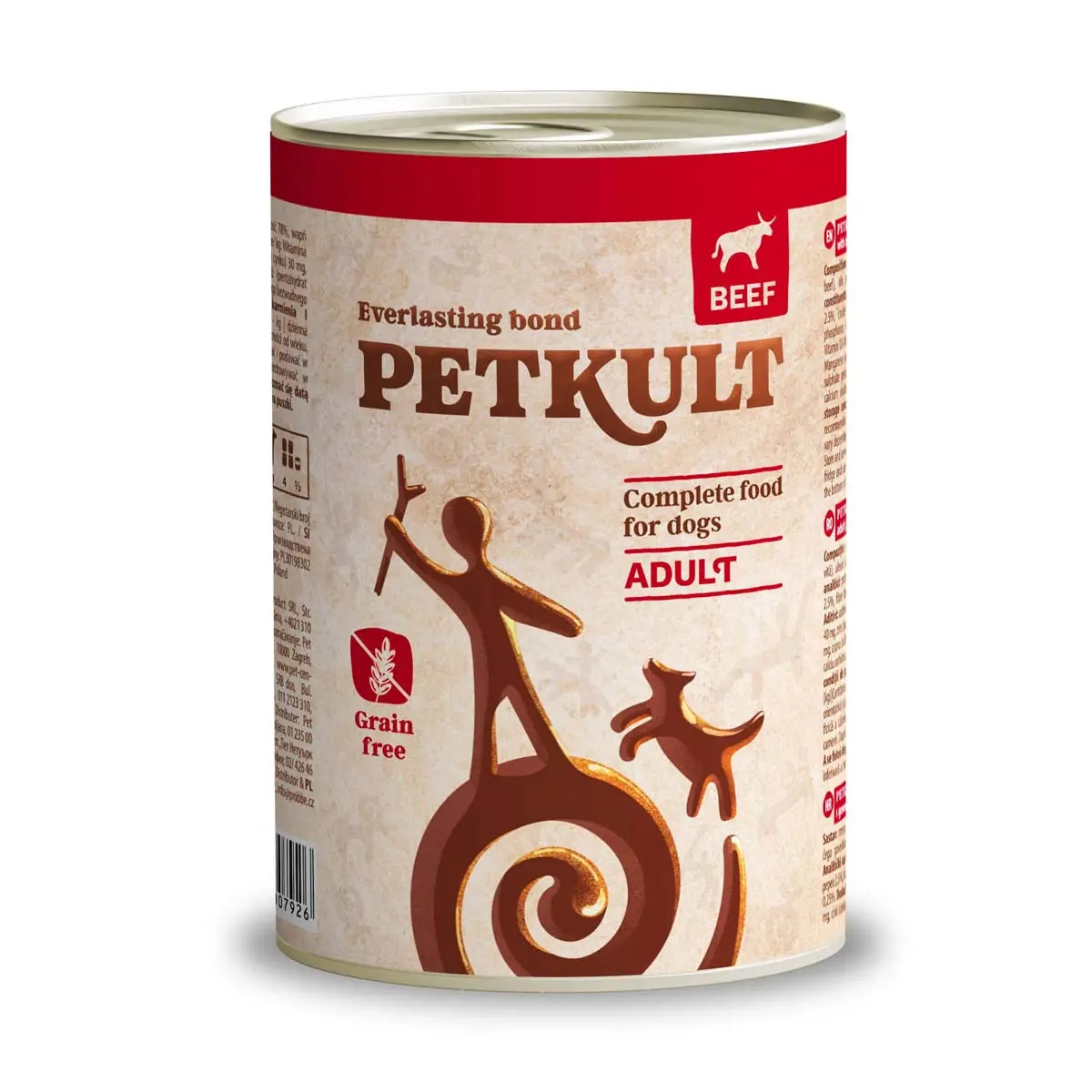 PETKULT Grain Free Adult, Vita, conserva hrana umeda fara cereale caini, 400g - Image 2