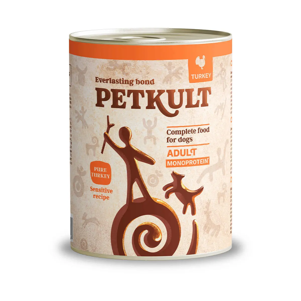 PETKULT Monoprotein Sensitive, Curcan si Cartof, conserva hrana umeda monoproteica fara cereale caini, 800g - Image 2