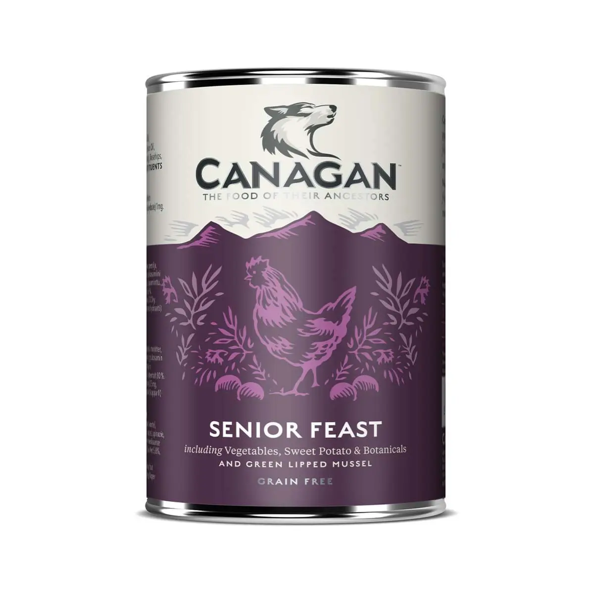 CANAGAN Senior Feast, XS-XL, Pui, conserva hrana umeda fara cereale caini senior, (in supa), 400g - Image 2