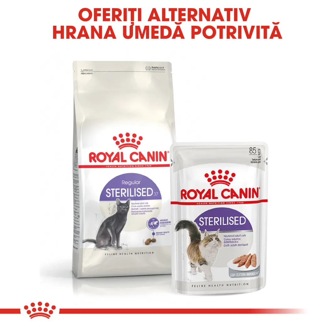 ROYAL CANIN Sterilised Adult, hrana uscata pisici sterilizate, 10+2kg GRATUIT - Image 8