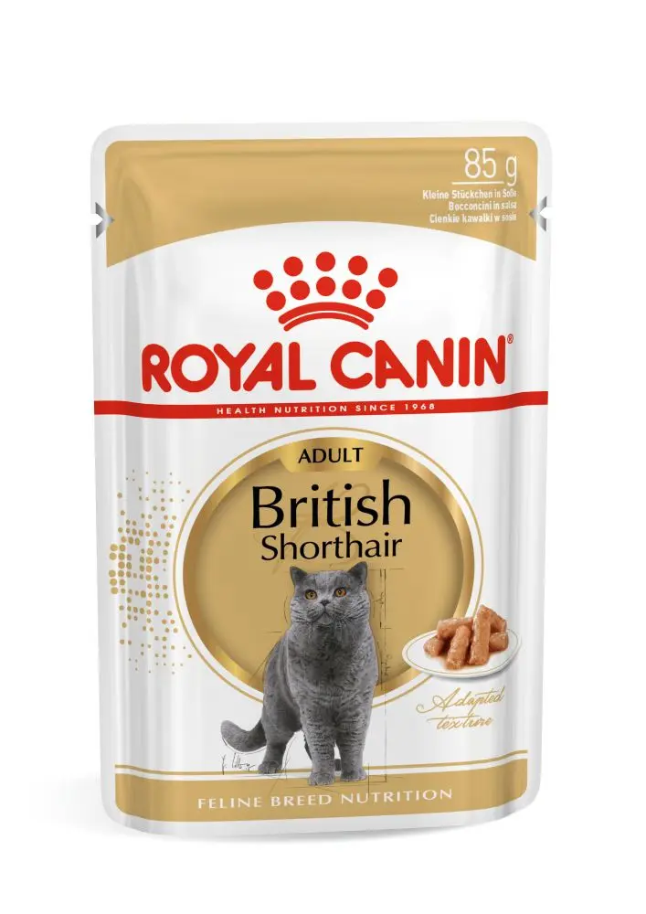 ROYAL CANIN British Shorthair Adult, hrana umeda pisici, (in sos), bax, 85g x 12buc - Image 3
