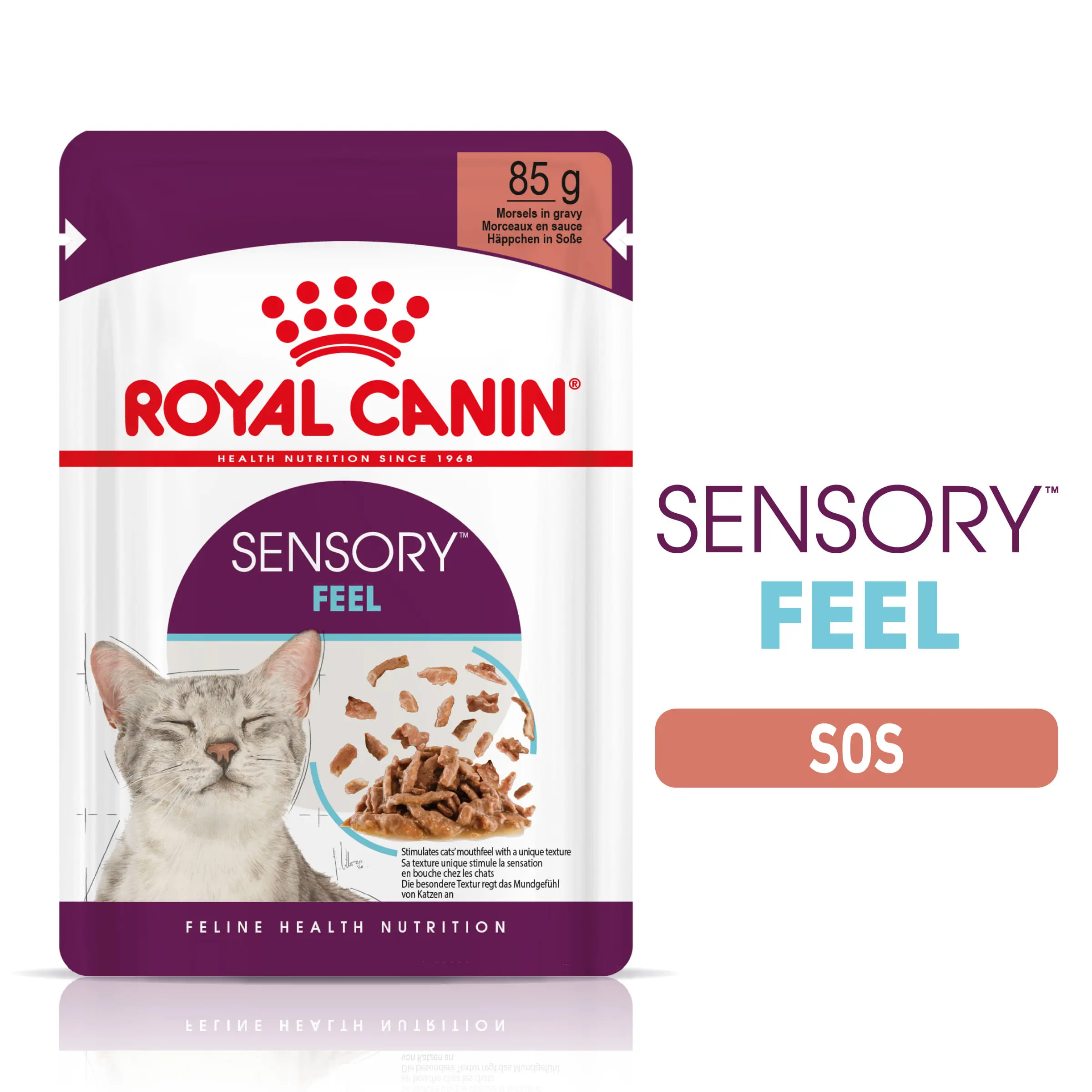 ROYAL CANIN Sensory Feel hrana umeda pisici stimularea simtului tactil (in sos), 85g - Image 2
