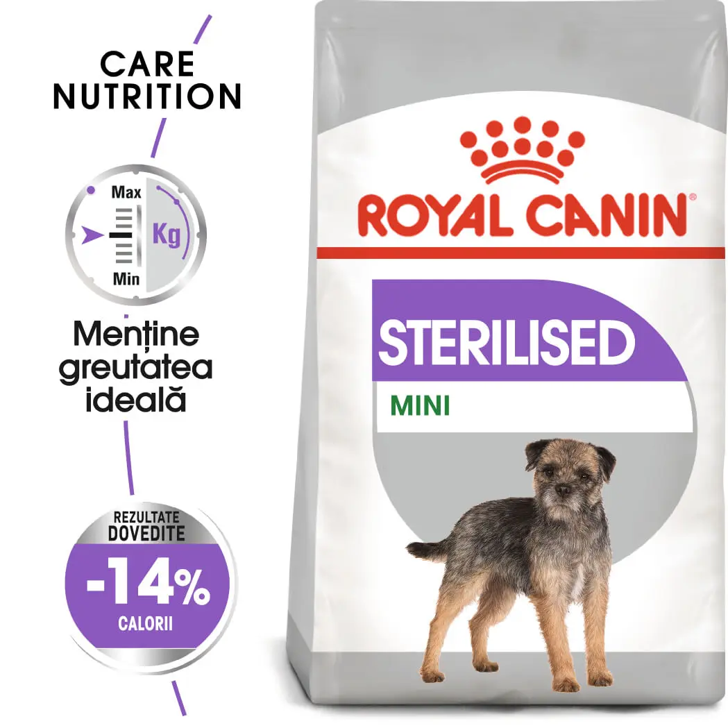 ROYAL CANIN Mini Sterilised Adult, hrana uscata caini sterilizati, 1kg