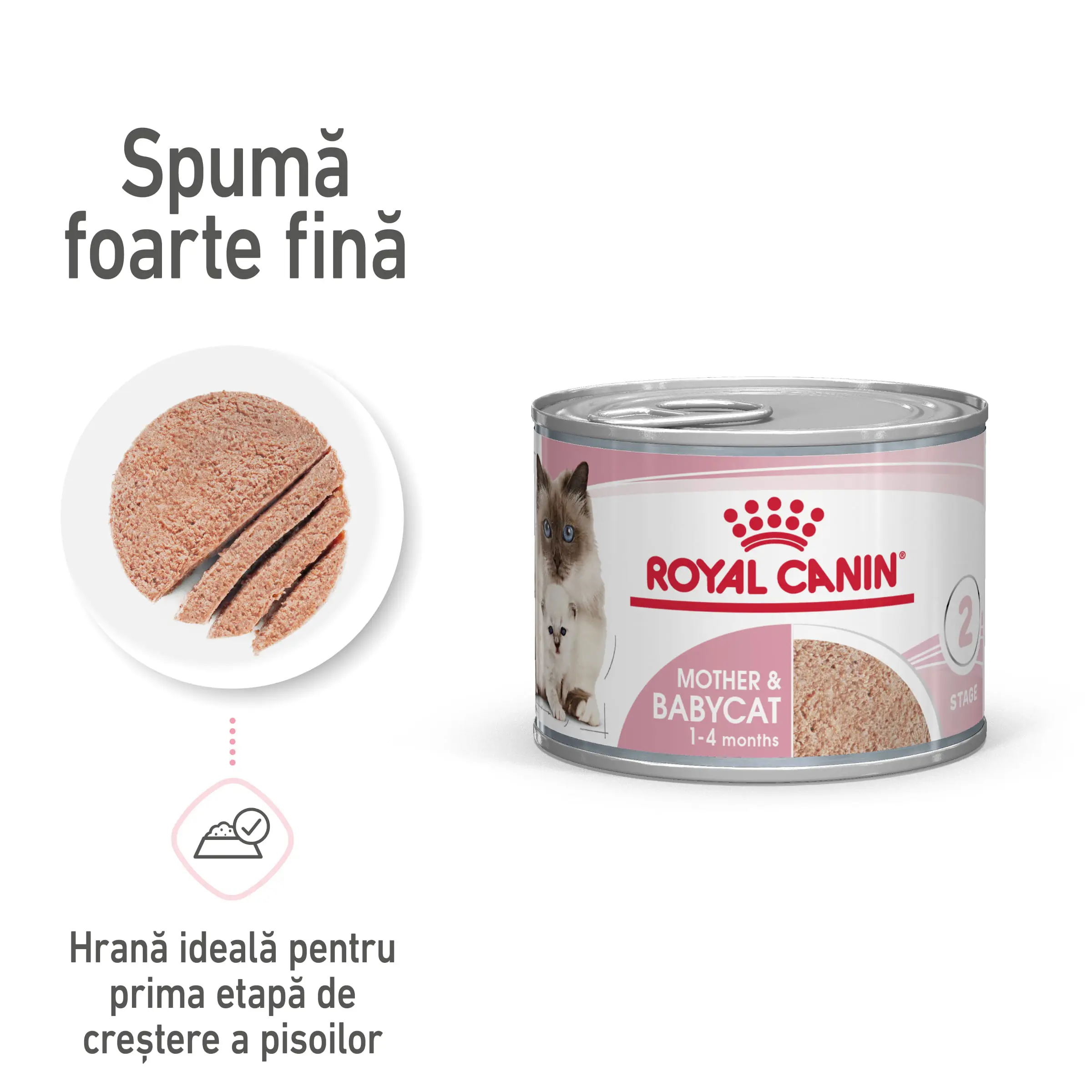 ROYAL CANIN Mother & BabyCat, hrana umeda pisici, mama si puiul, (mousse), 195g