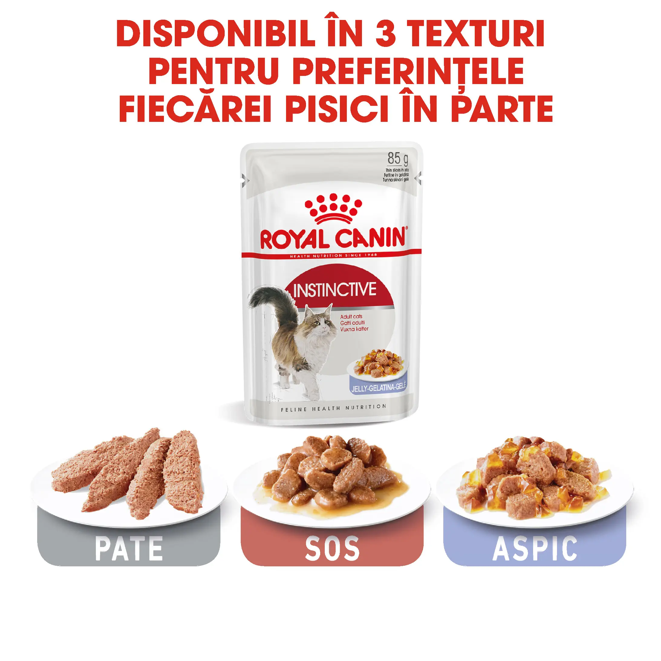 ROYAL CANIN Instinctive Adult, hrana umeda pisici, (in aspic), 85g - Image 8