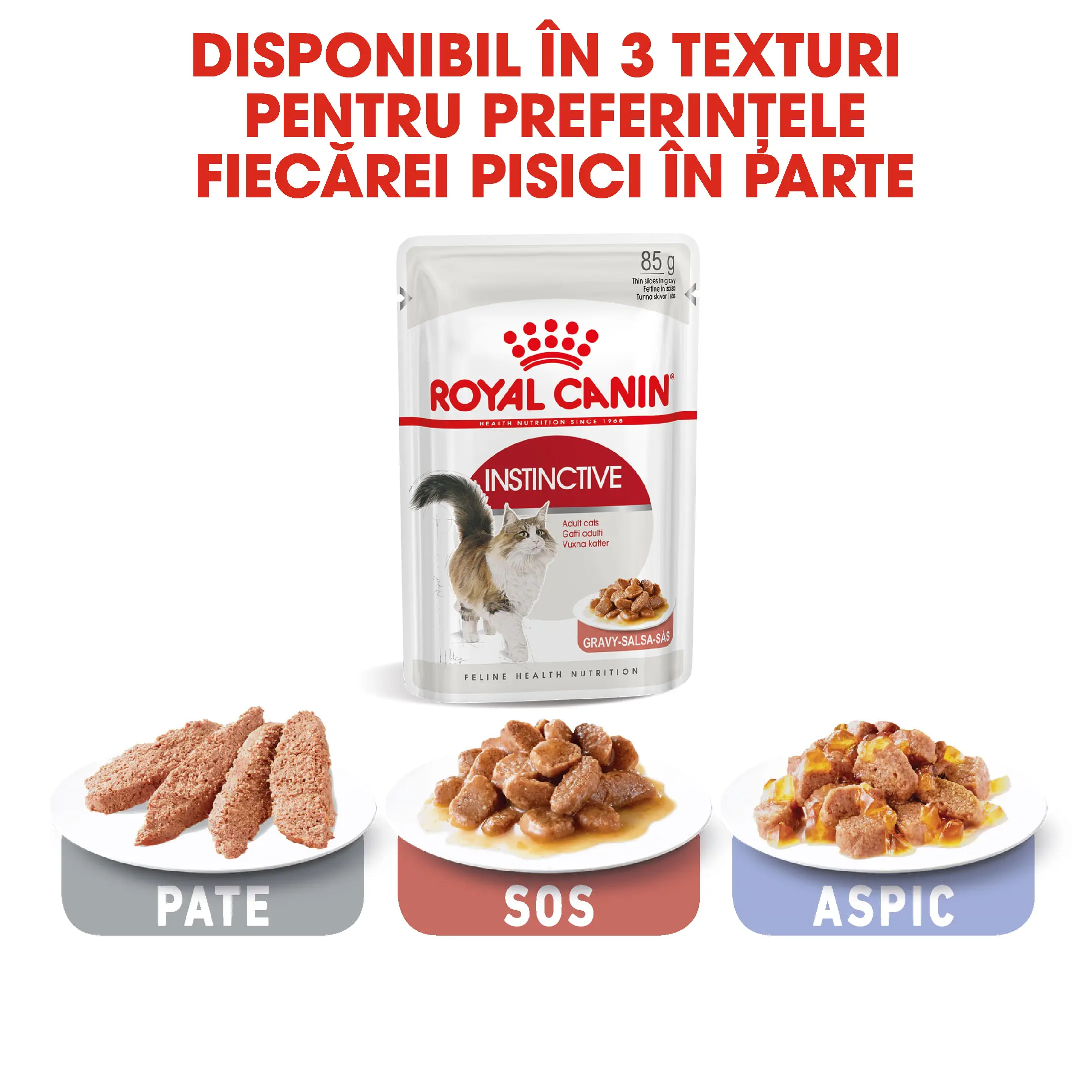 ROYAL CANIN Instinctive Adult, hrana umeda pisici, (in sos), 85g - Image 8