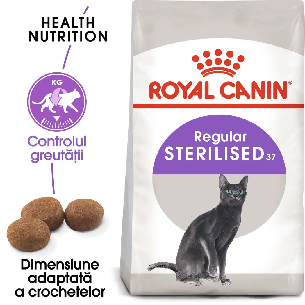 ROYAL CANIN Sterilised Adult, hrana uscata pisici sterilizate, 2kg