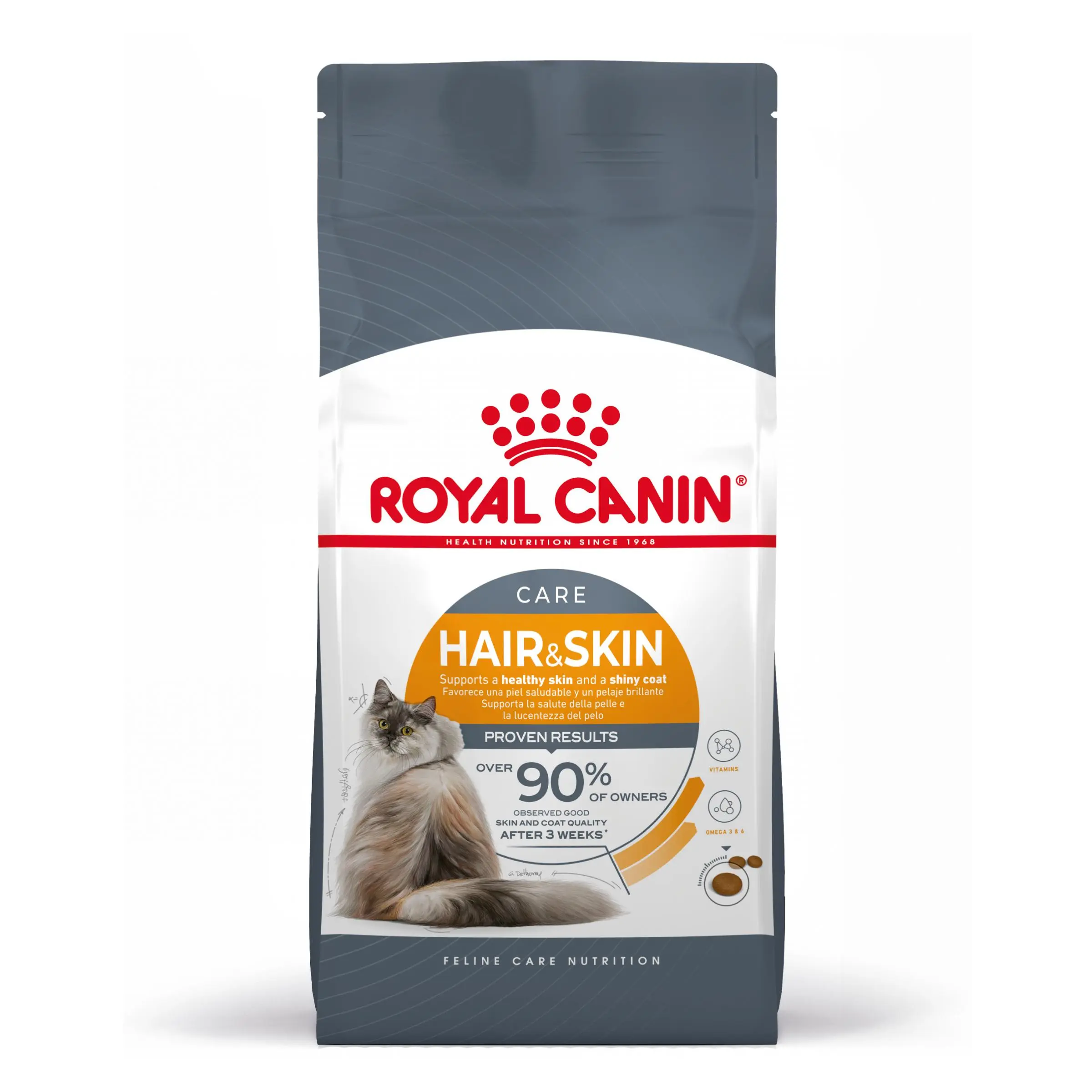 ROYAL CANIN Hair & Skin Care Adult, hrana uscata pisici, piele & blana, 2kg - Image 3