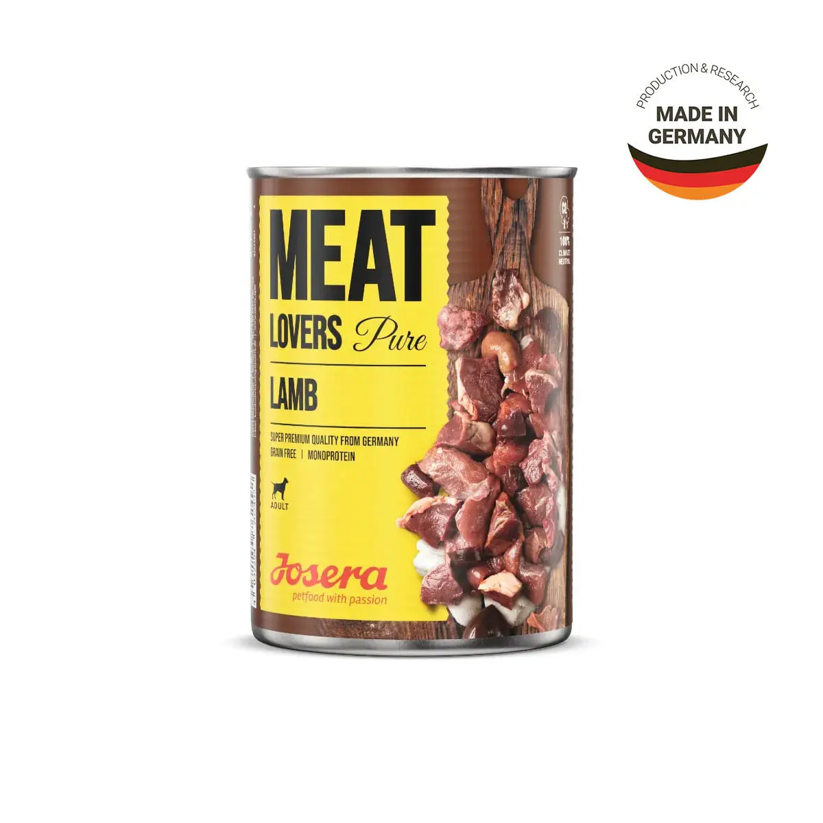 JOSERA Meat Lovers Pure, XS-XL, Miel, conserva hrana umeda monoproteica fara cereale caini, (in sos), 400g - Image 4