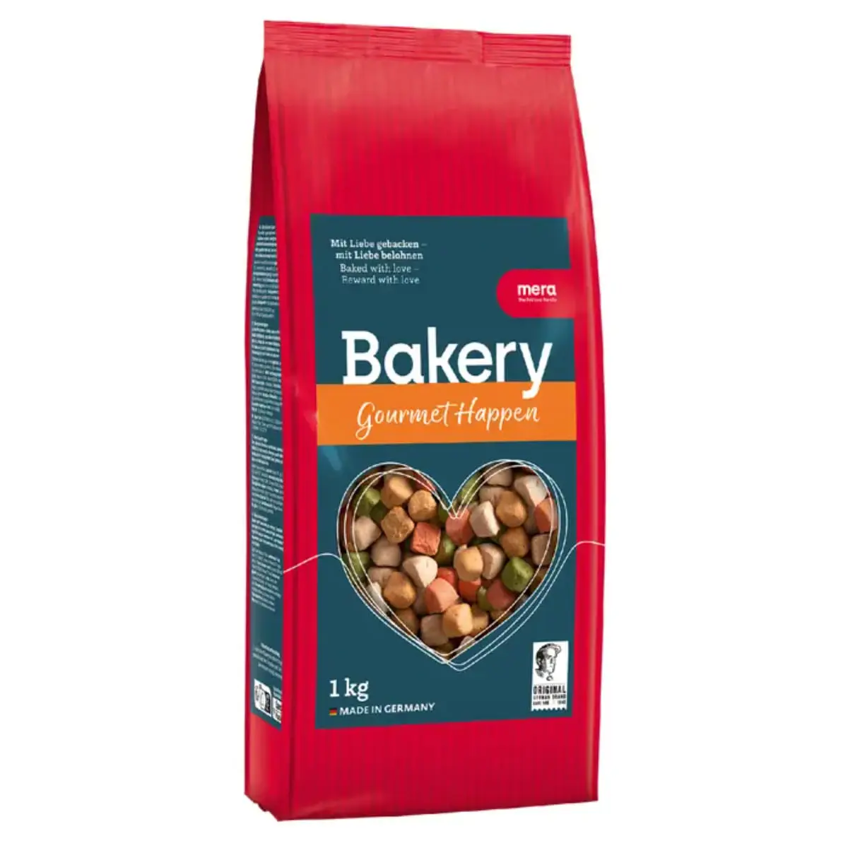 MERA Bakery Gourmet Happen, XS-XL, Carne si Legume, recompense caini, 1kg