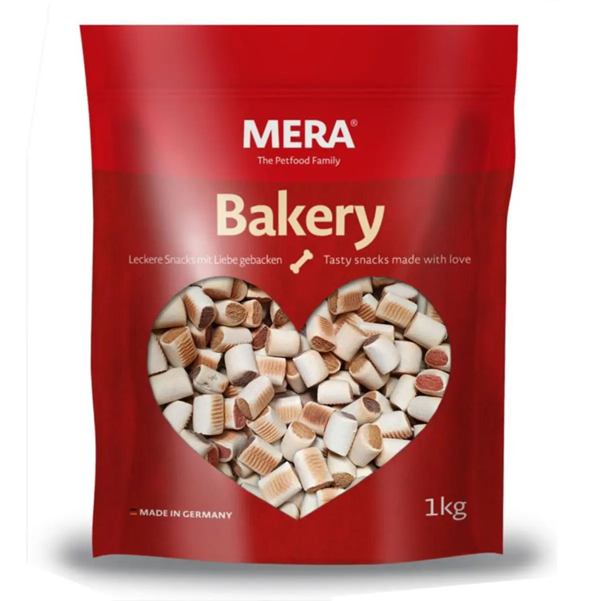 MERA Bakery Mini Rulouri, XS-XL, Pui si Vita, recompense caini, 1kg - Image 2