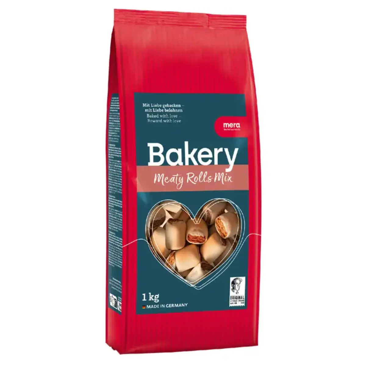 MERA Bakery Meaty Rolls Mix, XS-XL, Peste si Carne, recompense caini, 1kg