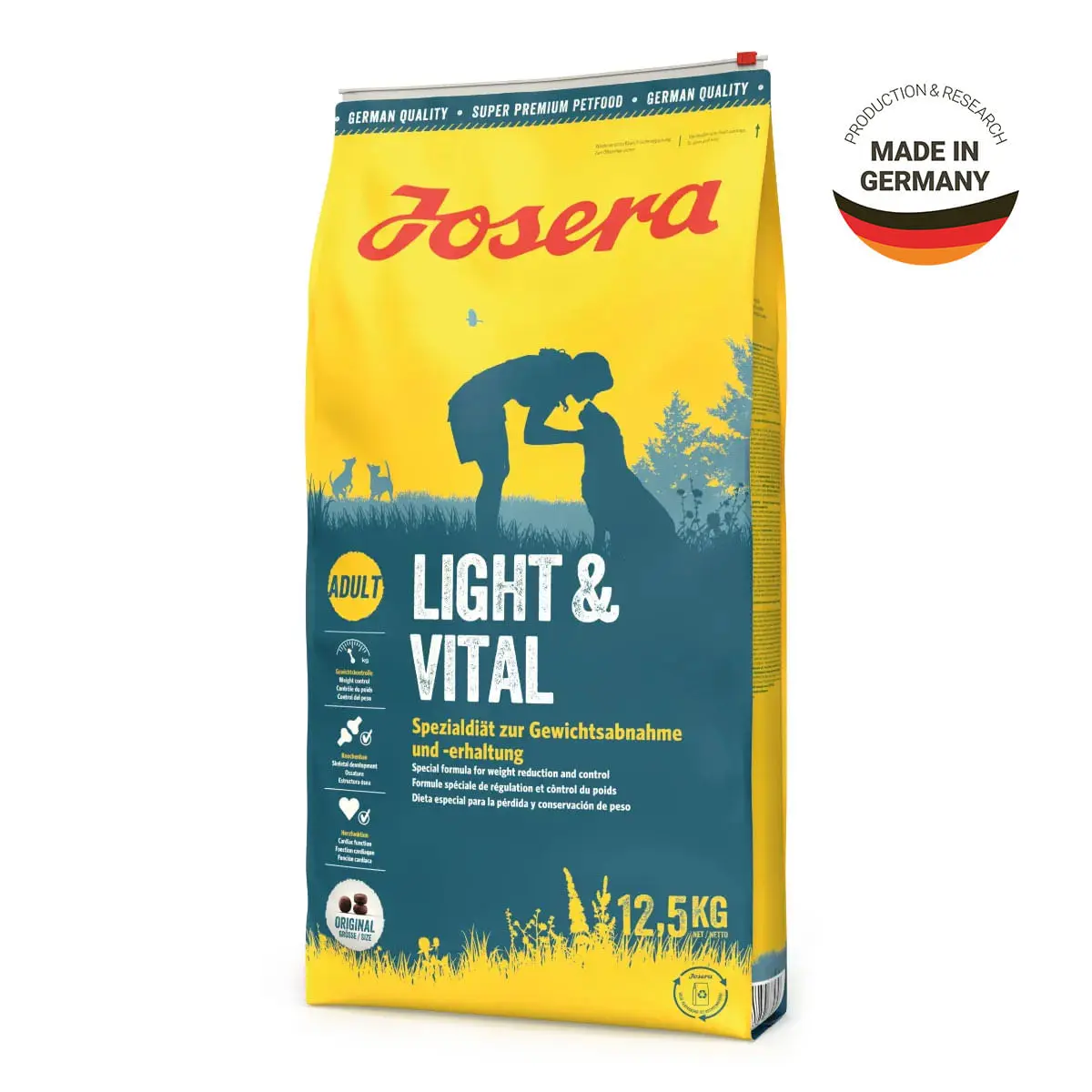 JOSERA Light & Vital, XS-XL, Pasare, hrana uscata caini, 12.5kg - Image 3