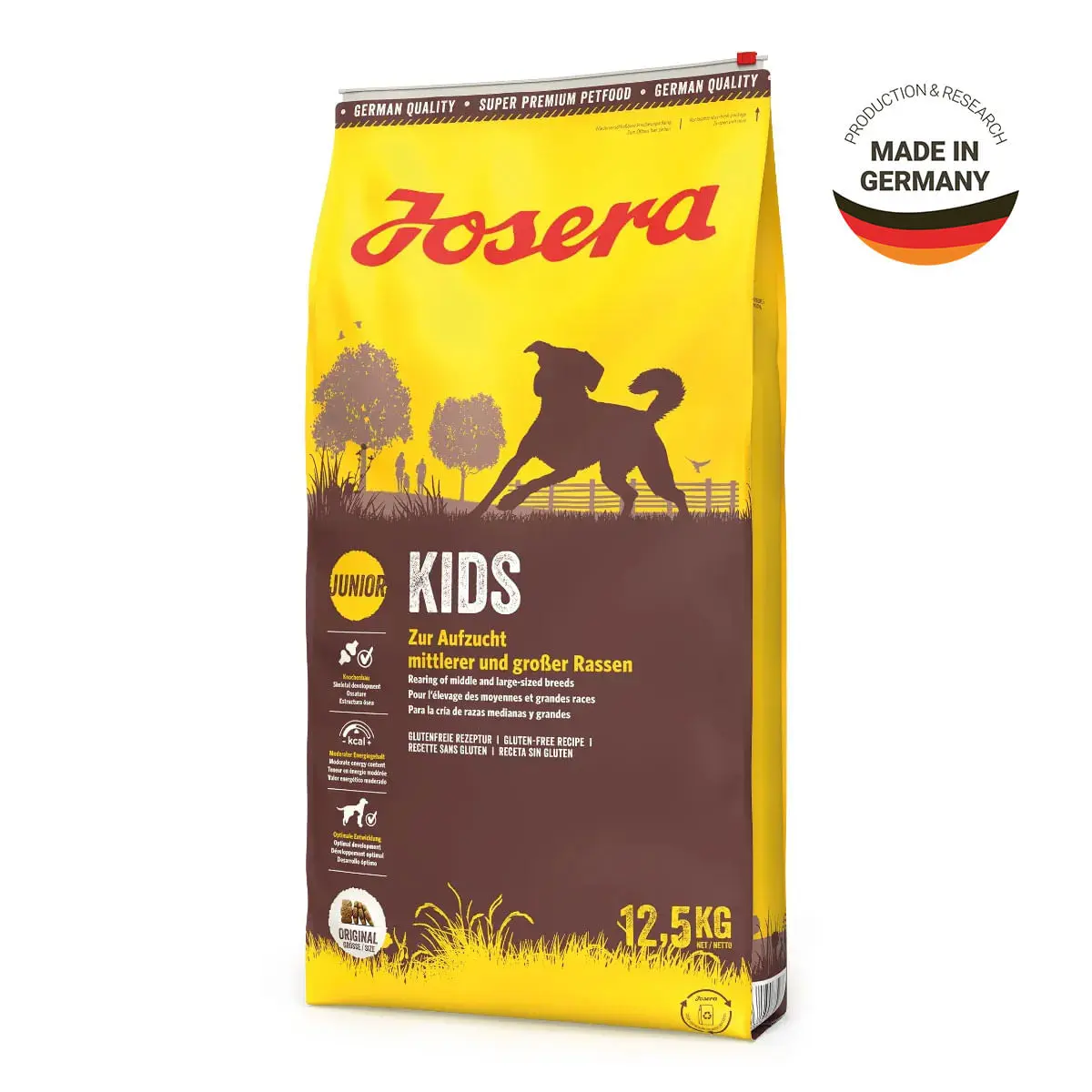 JOSERA Kids, XS-XL, Pasare, hrana uscata caini junior, 12.5kg