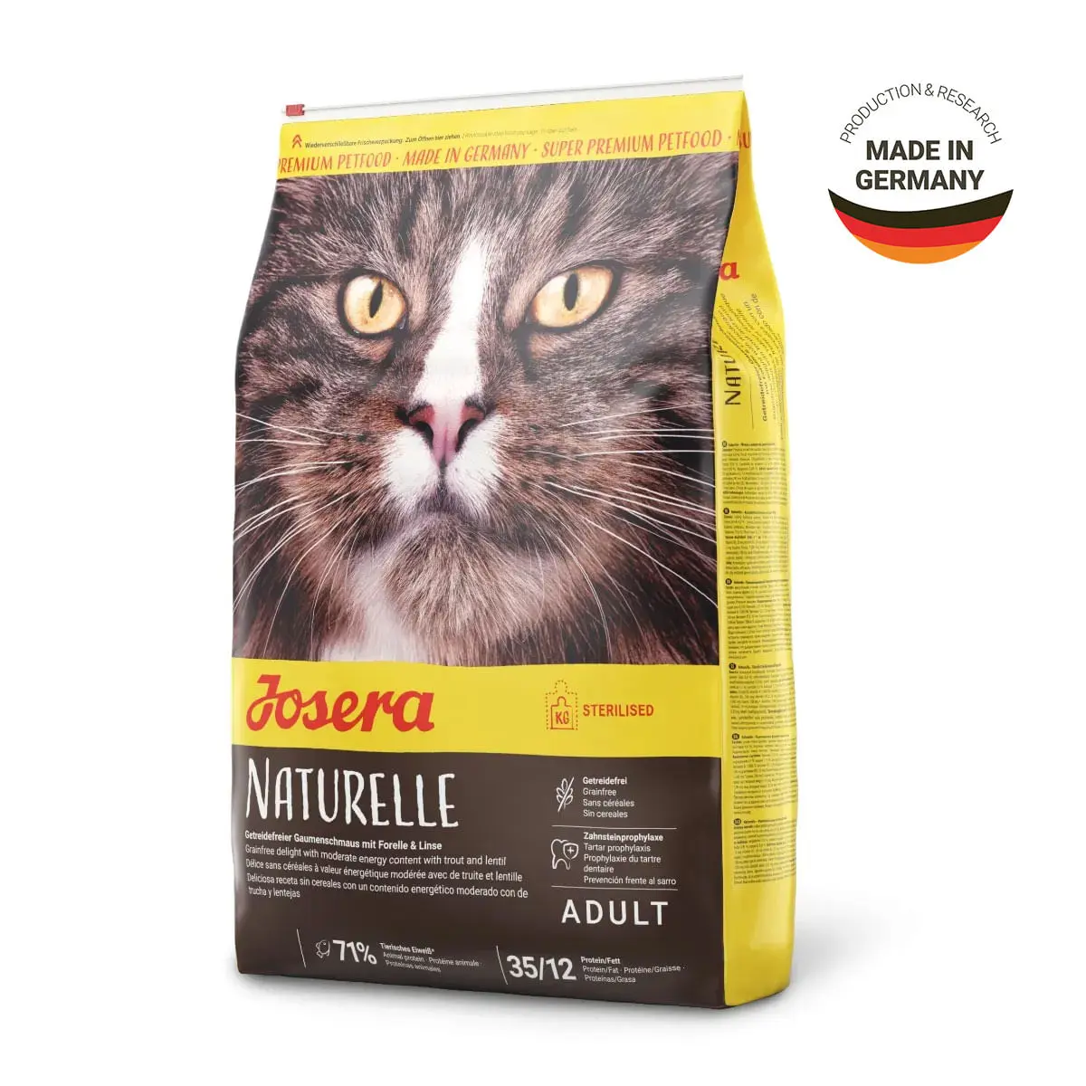 JOSERA Naturelle, Pui, hrana uscata fara cereale pisici sterilizate, 10kg