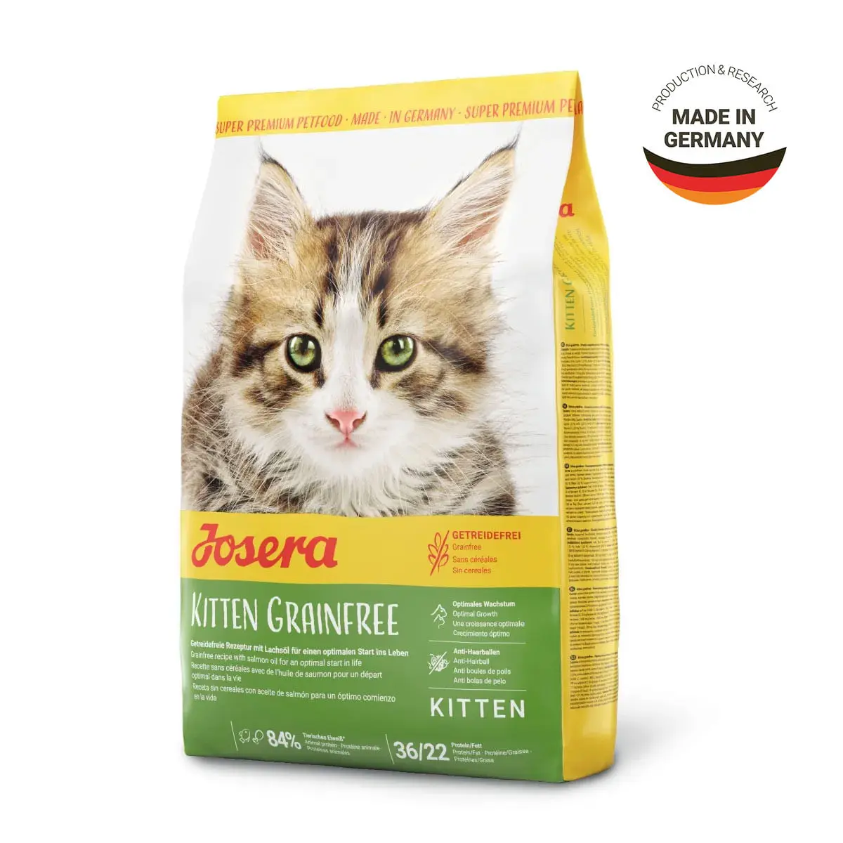 JOSERA Kitten Grainfree, Somon, hrana uscata fara cereale pisici junior, 10kg - Image 3