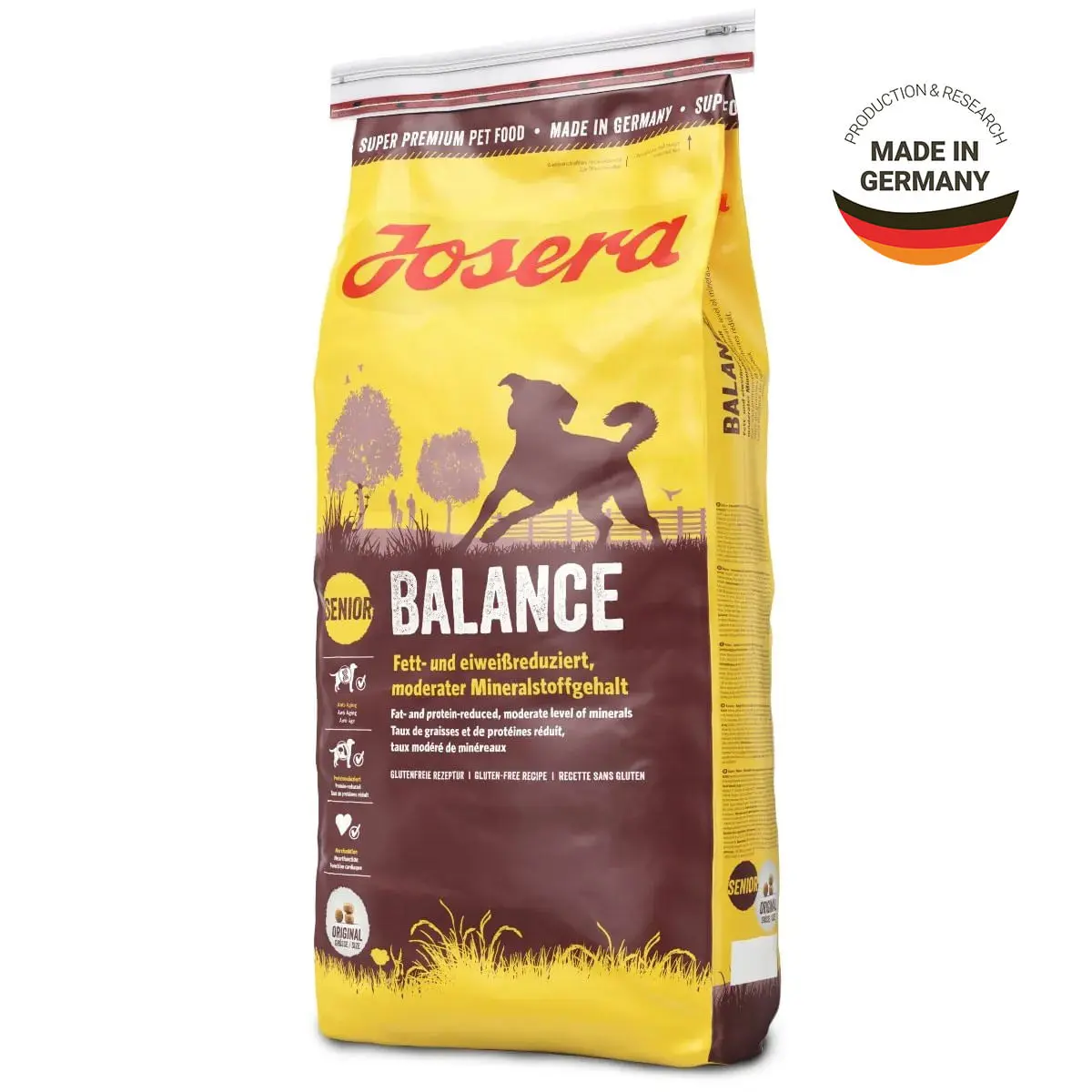 JOSERA Balance, XS-XL, Pasare, hrana uscata caini senior, obezitate, 15kg