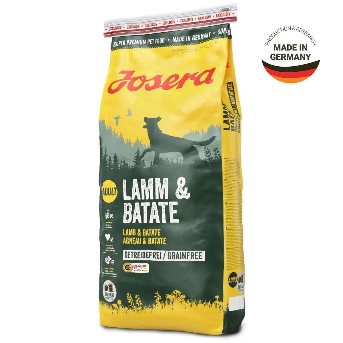 JOSERA Miel & Cartof Dulce, XS-XL, Miel, hrana uscata fara cereale caini, piele & blana, 15kg