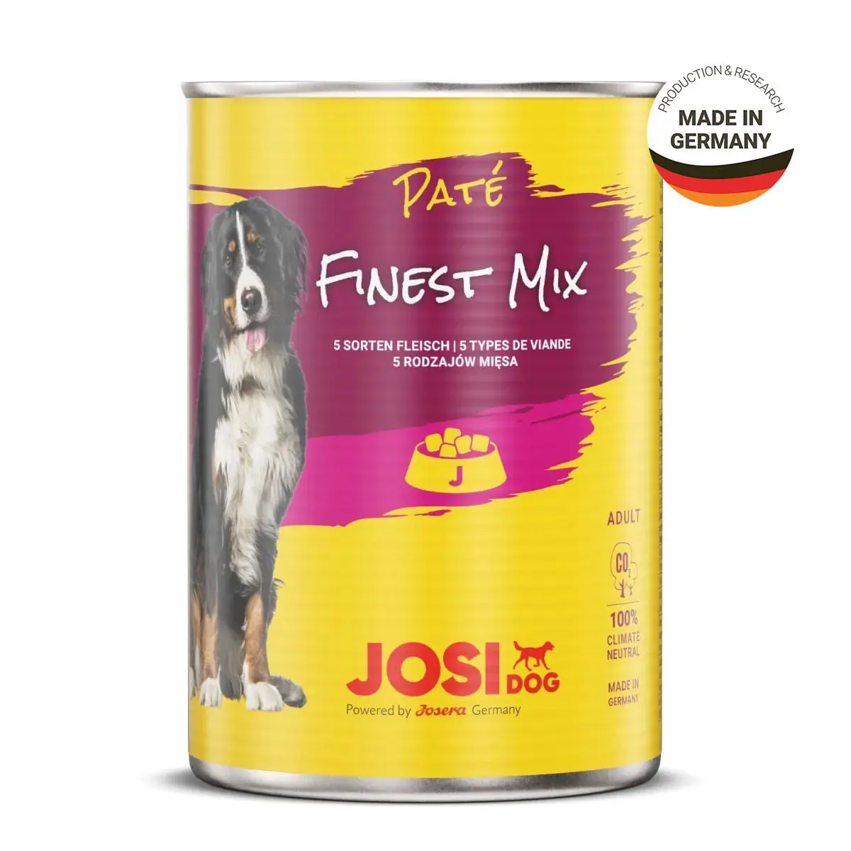 JOSIDOG Finest Mix, Pasare si Vita, conserva hrana umeda caini, (pate), 400g x 12 - Image 3