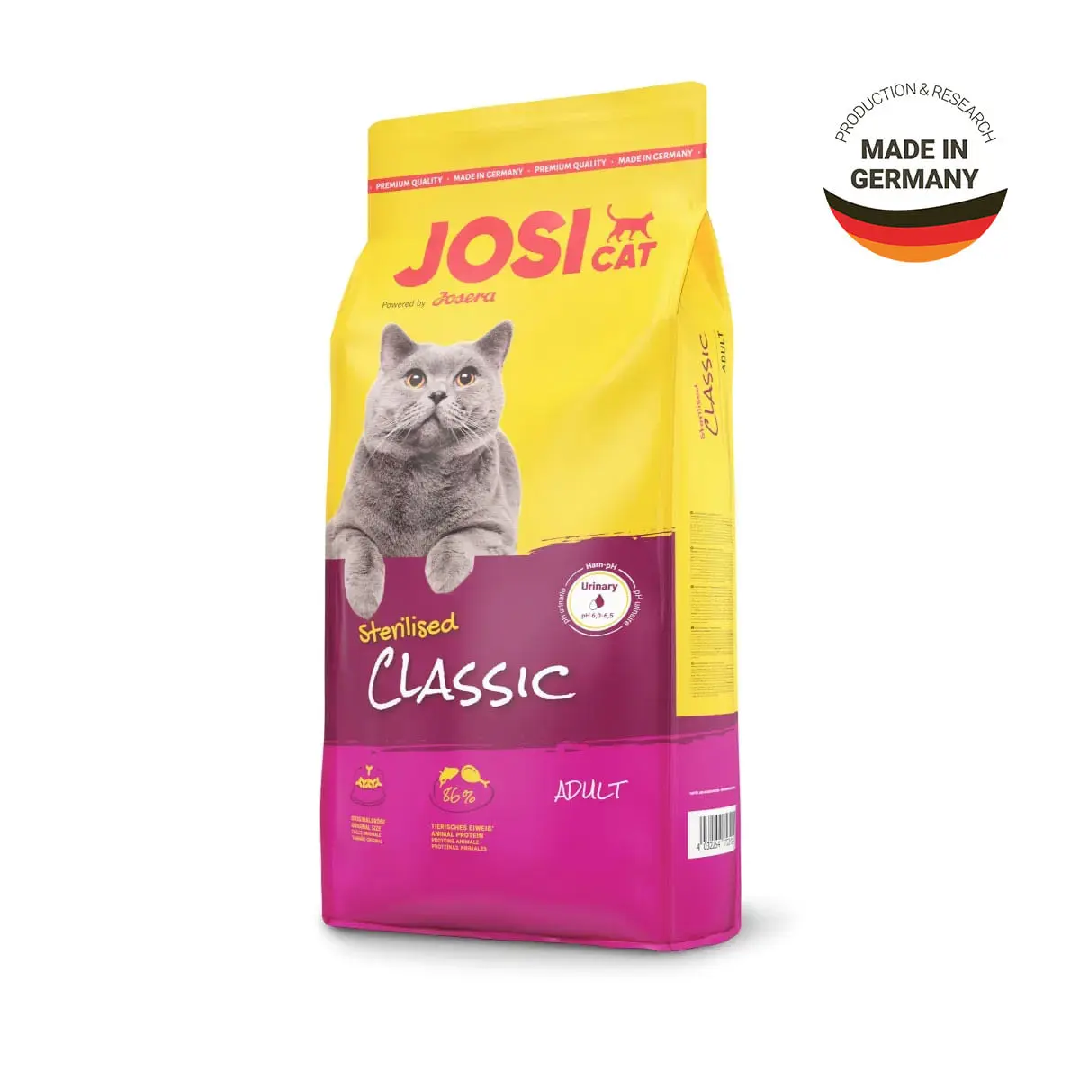JOSICAT Sterilised, Pasare, hrana uscata pisici sterilizate, 10kg