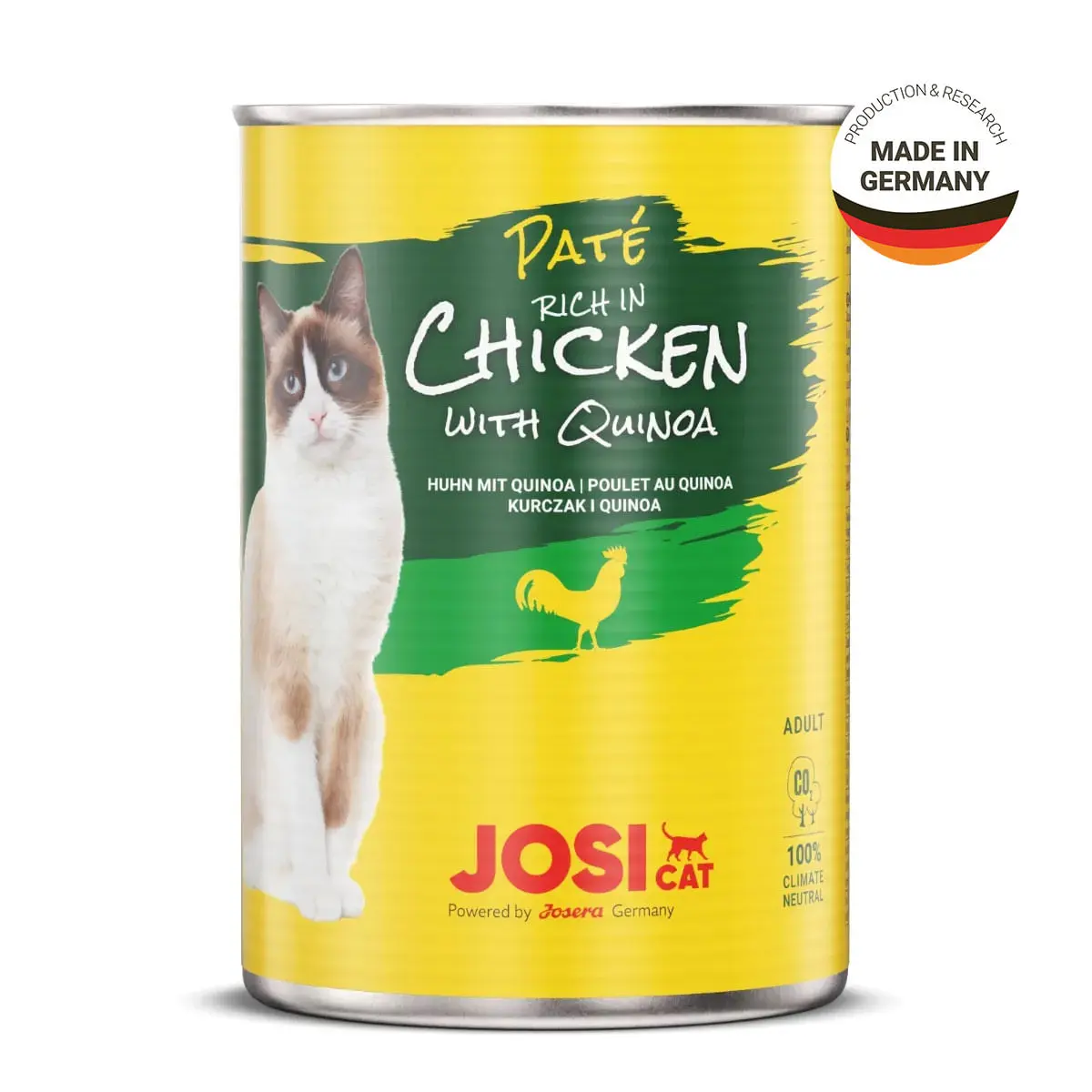 JOSICAT Pate, Pui cu Quinoa, bax conserva hrana umeda pisici, (pate), 400g x 12 - Image 3