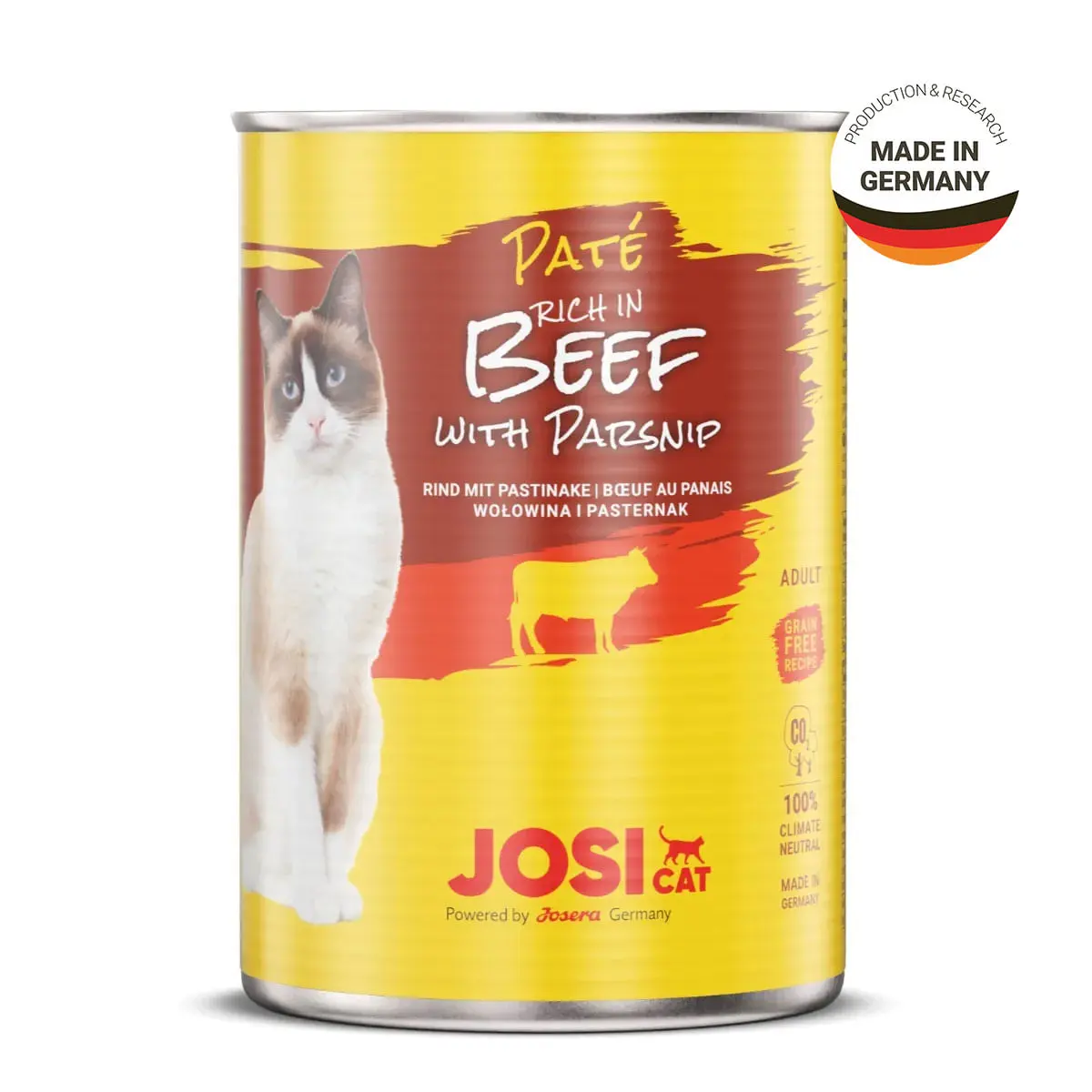 JOSICAT Pate, Vita cu Pastarnac, bax conserva hrana umeda pisici, (pate), 400g x 12 - Image 3
