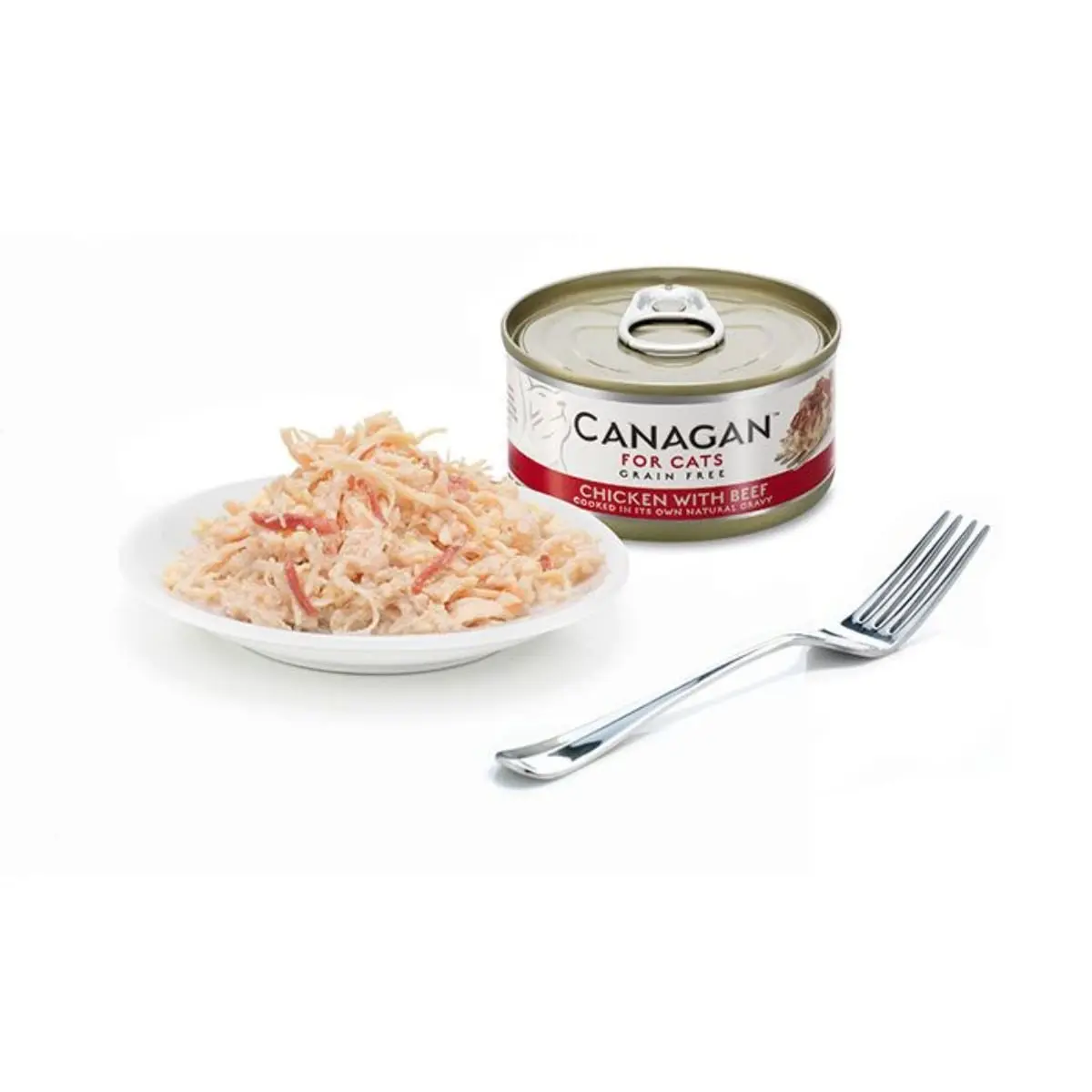 CANAGAN, Pui si Vita, conserva hrana umeda fara cereale pisici junior & adult, (in suc propriu), 75g - Image 4