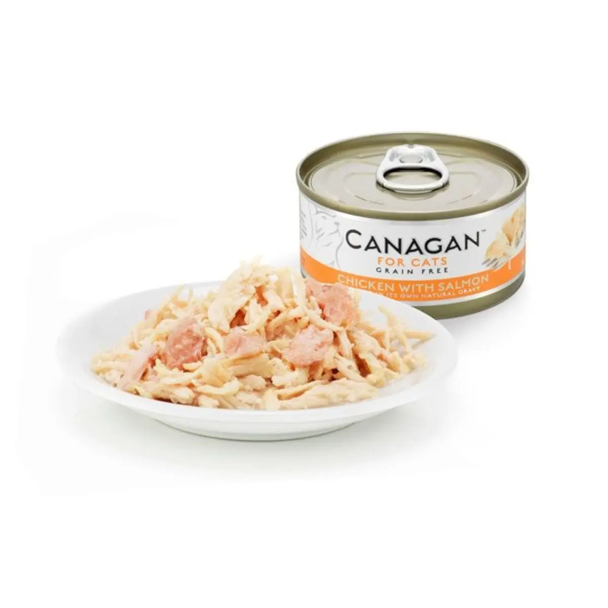 CANAGAN, Pui si Somon, conserva hrana umeda fara cereale pisici junior & adult, (in suc propriu), 75g - Image 4