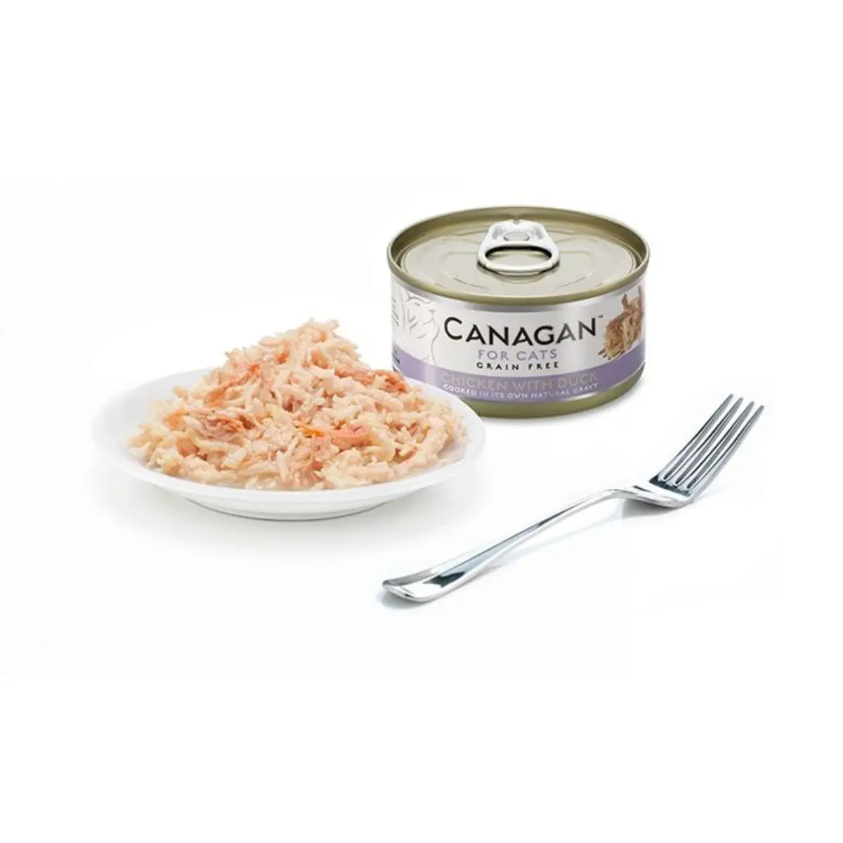 CANAGAN, Pui si Rata, conserva hrana umeda fara cereale pisici junior & adult, (in suc propriu), 75g - Image 4