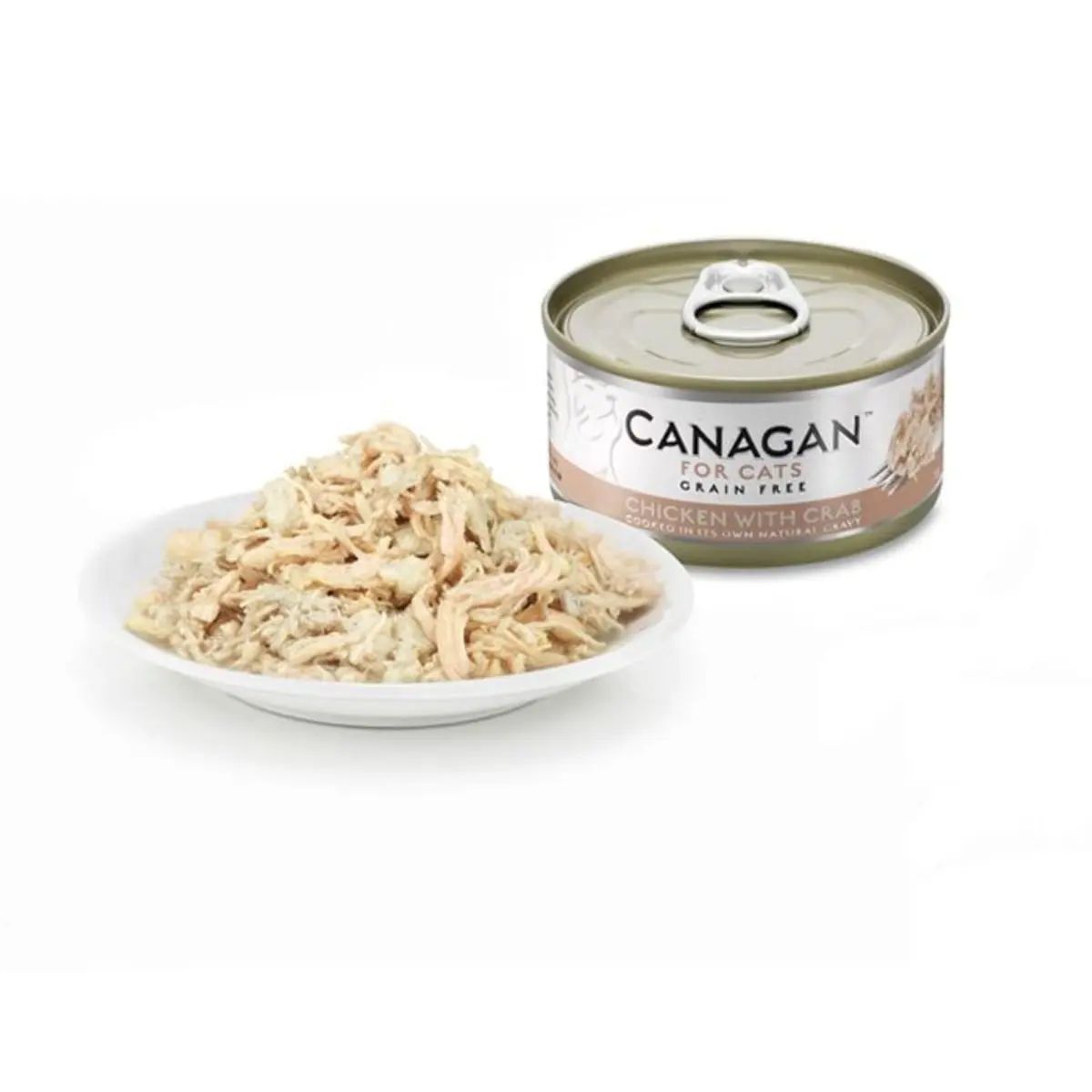 CANAGAN, Pui si Crab, conserva hrana umeda fara cereale pisici junior & adult, (in suc propriu), 75g - Image 4