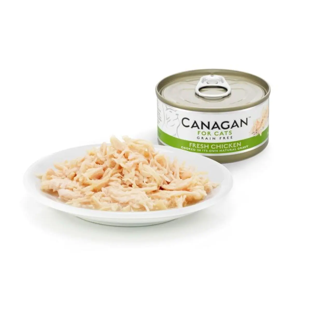 CANAGAN Fresh Chicken, Pui, conserva hrana umeda fara cereale pisici junior & adult, (in suc propriu), 75g - Image 4