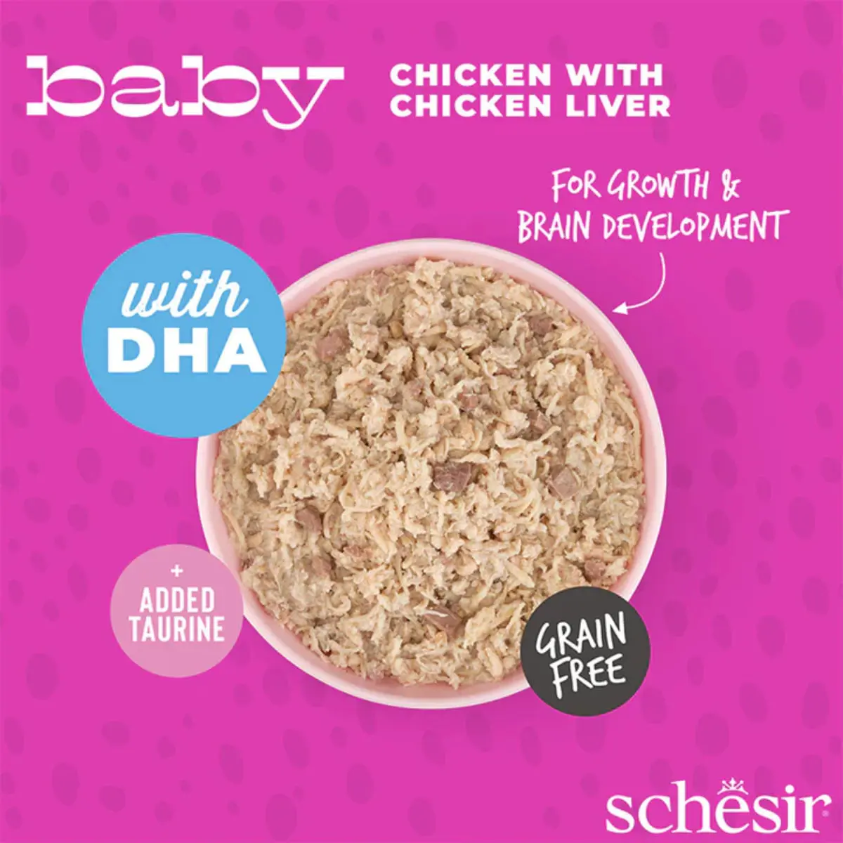 SCHESIR Baby Fillets, Pui si Ficat, conserva hrana umeda fara cereale pisici junior, (in supa), 70g - Image 6