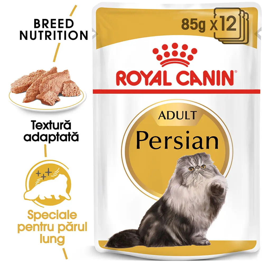 ROYAL CANIN Persian Adult, hrana umeda pisici, (pate), bax, 85g x 12buc - Image 2