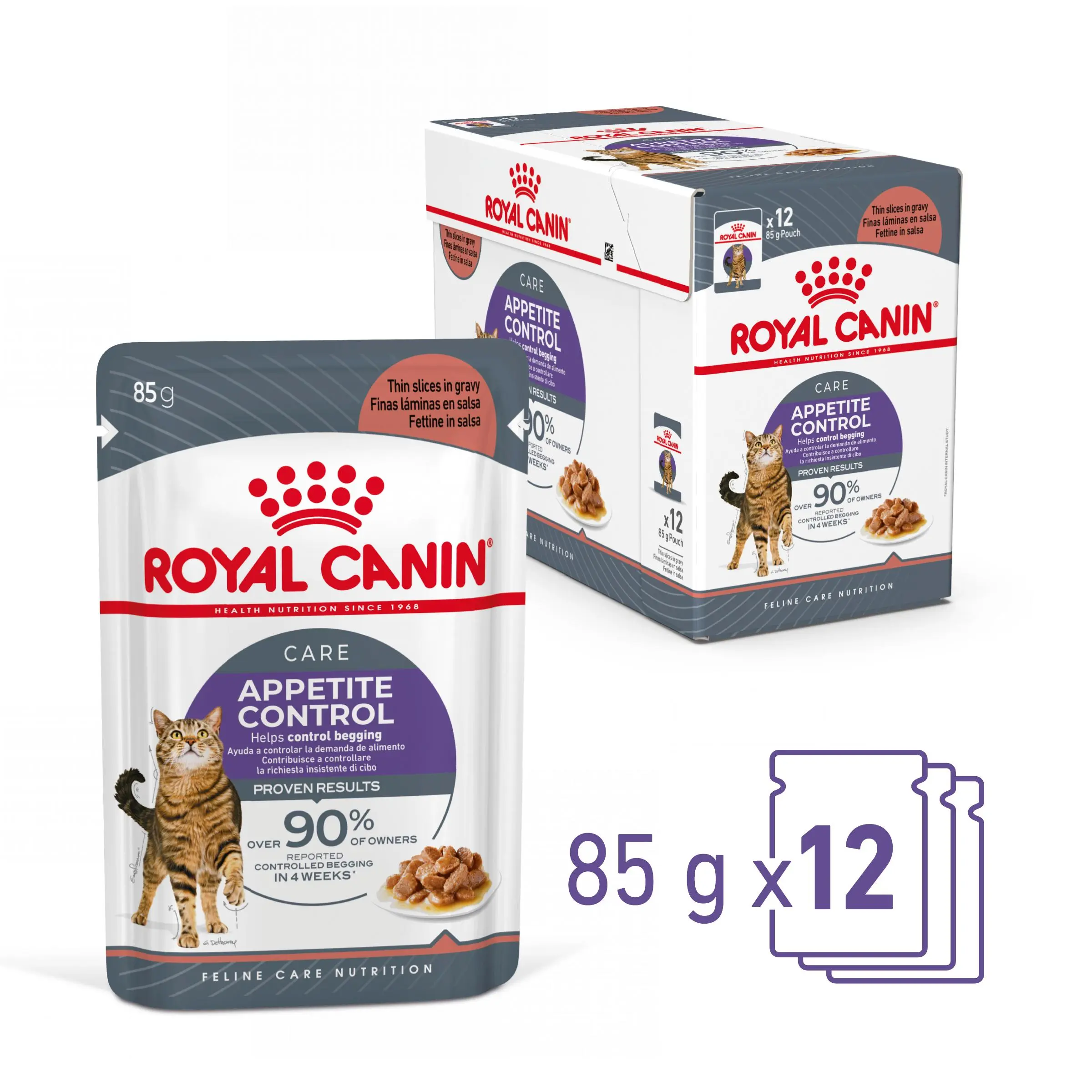 ROYAL CANIN Appetite Control Care Adult hrana umeda pisici reglarea apetitului (in sos), bax, 85g x 12buc - Image 3
