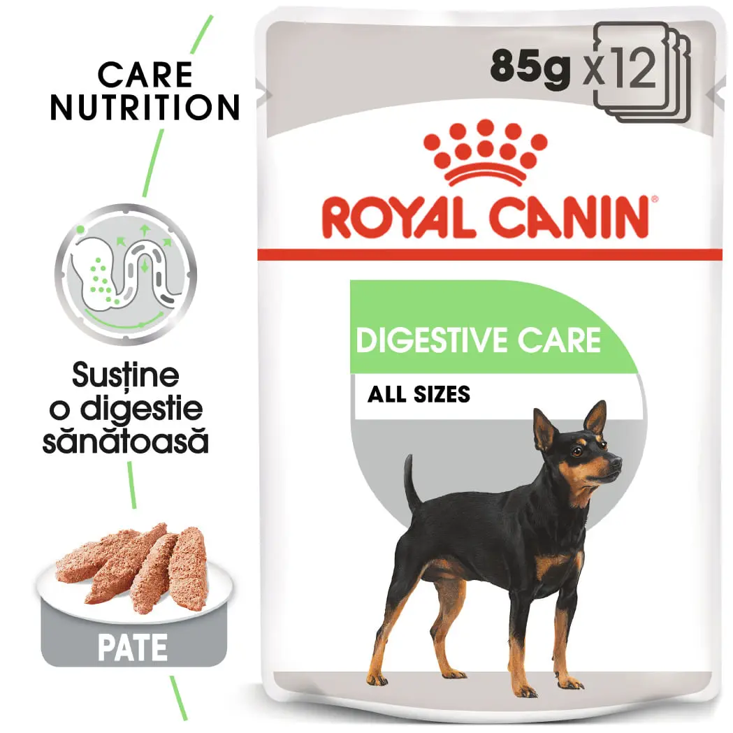 ROYAL CANIN Digestive Care Adult, hrana umeda caini, confort digestiv, (pate), bax, 85g x 12buc