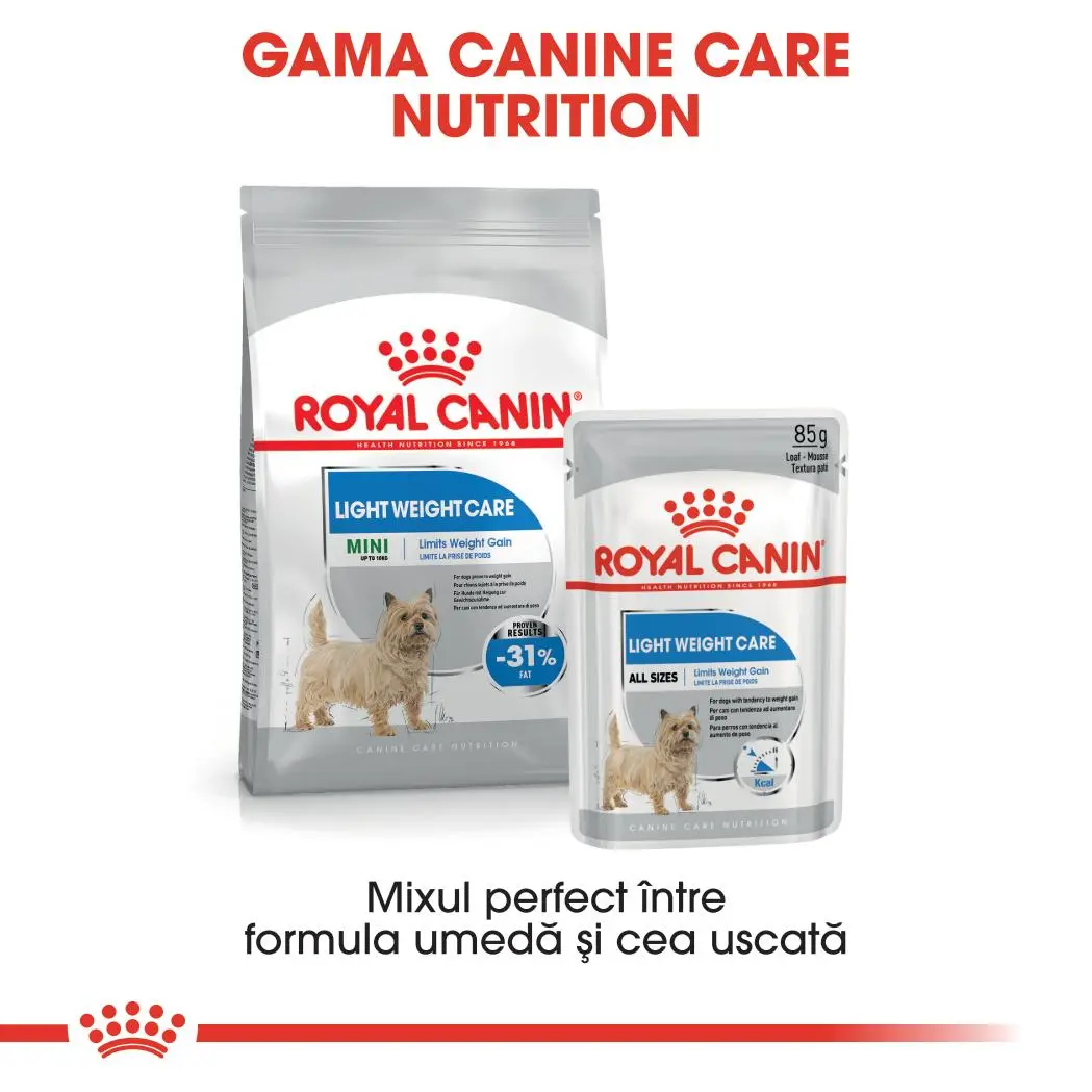 ROYAL CANIN Light Weight Care Adult, hrana umeda caini, limitarea cresterii in greutate, (pate), bax, 85g x 12buc - Image 9